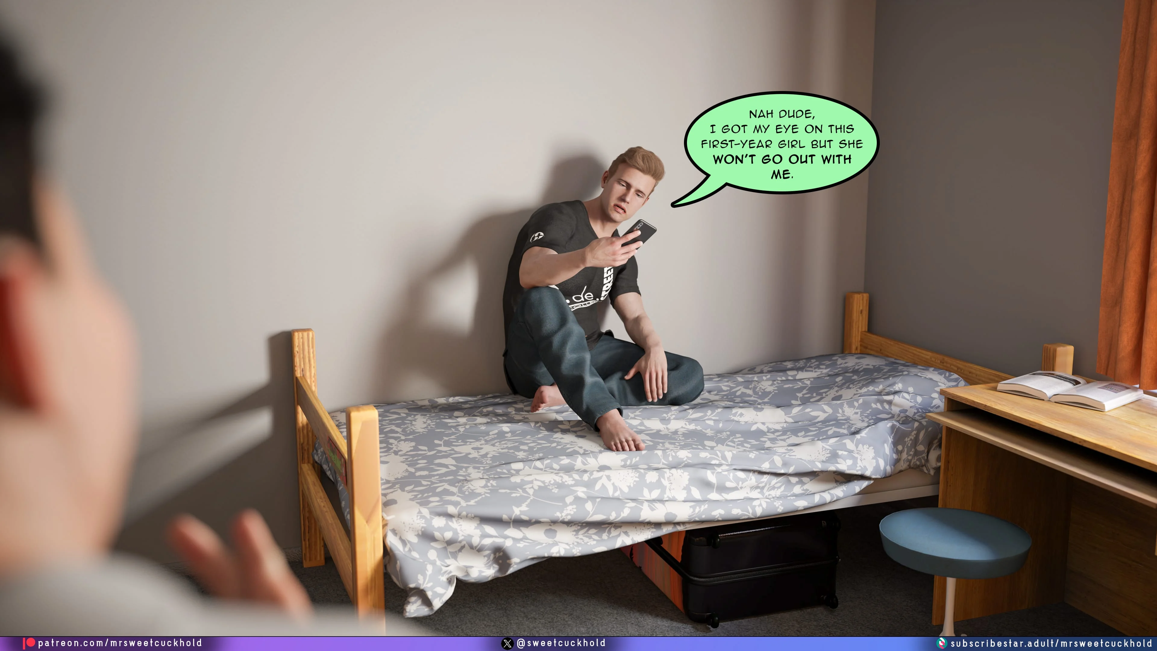 Much bigger than my boyfriend [Mr.SweetCuckhold] 10 . Much bigger than my boyfriend - College Days - Chapter 10 [Mr.SweetCuckhold] – page 46