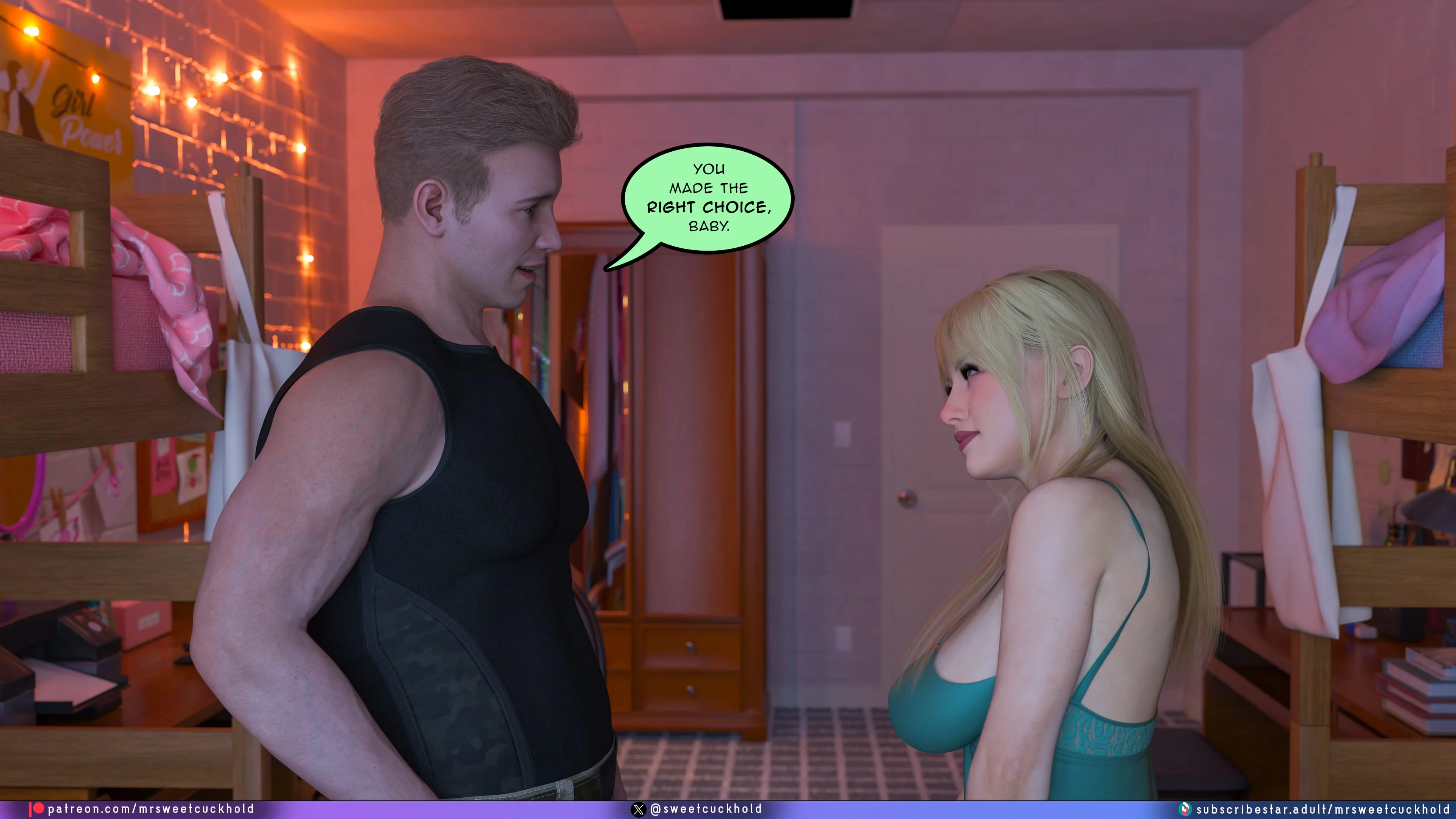 Much bigger than my boyfriend [Mr.SweetCuckhold] 10 . Much bigger than my boyfriend - College Days - Chapter 10 [Mr.SweetCuckhold] – page 84