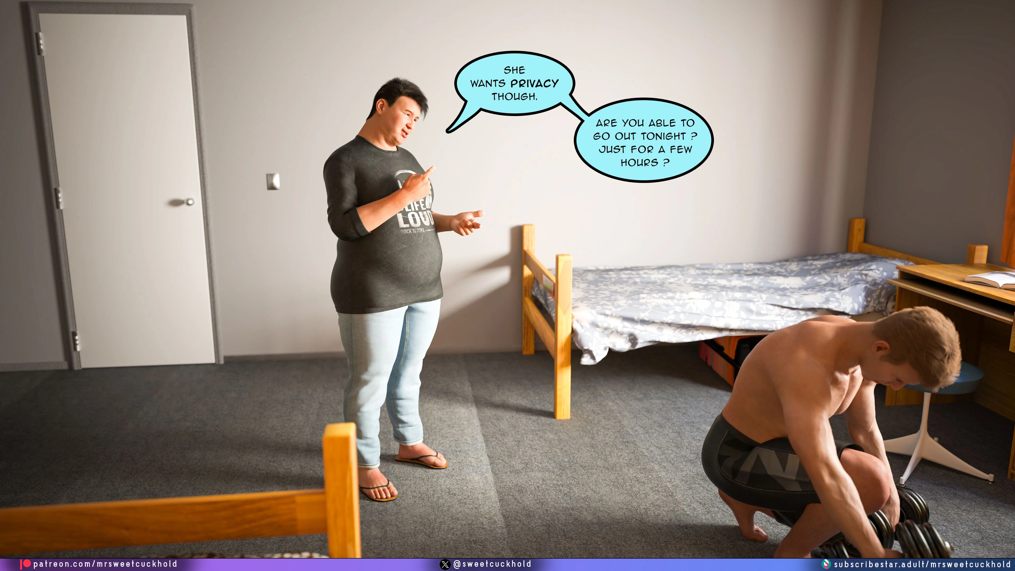 Much bigger than my boyfriend [Mr.SweetCuckhold] 8 . Much bigger than my boyfriend - College Days - Chapter 8 [Mr.SweetCuckhold] – page 124