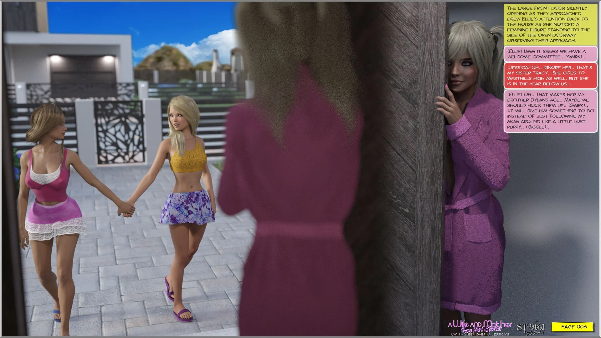 Fan Art Stories Sleep over at Jessica's – page 6