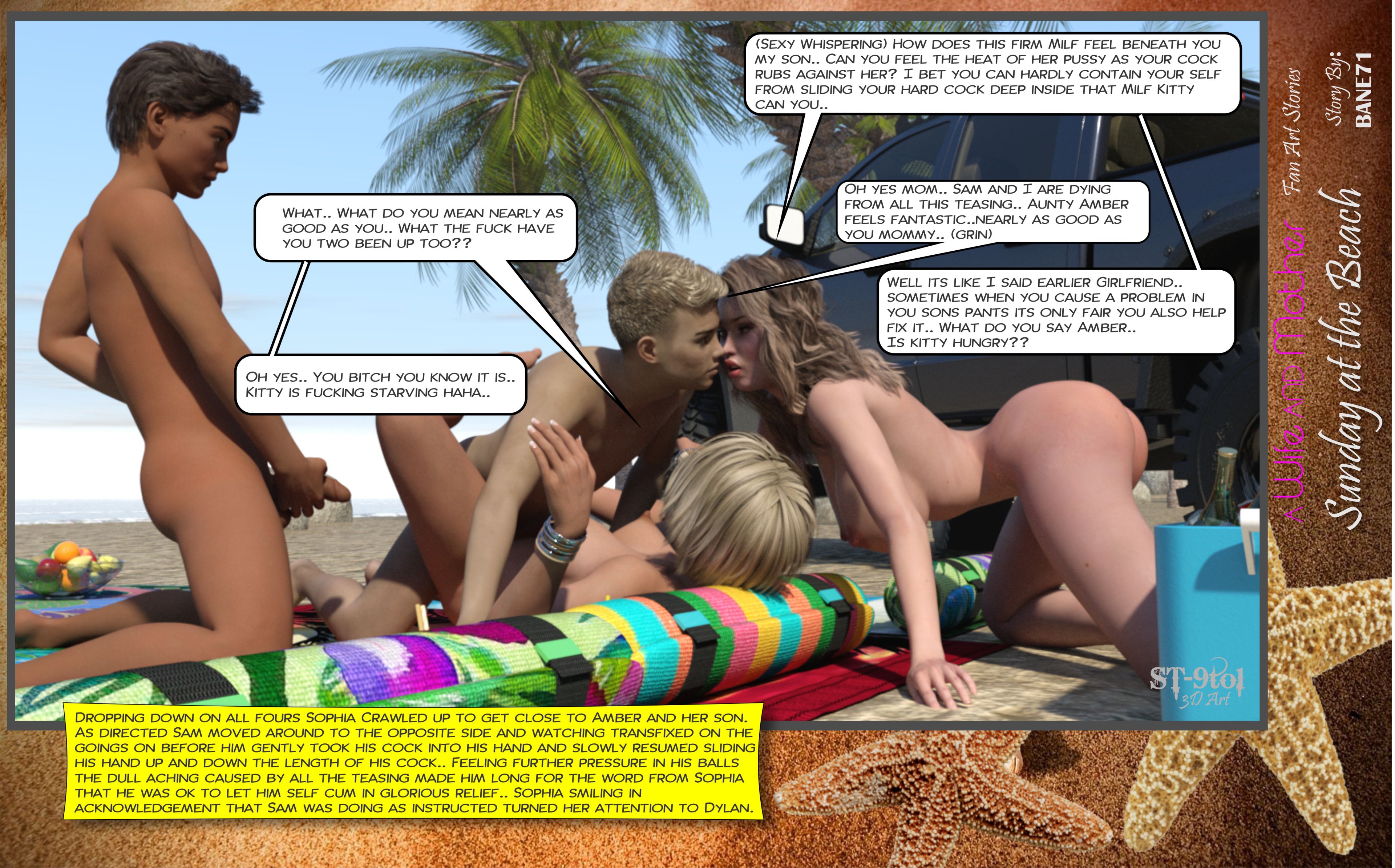 Fan Art Stories Sunday On The Beach – page 103