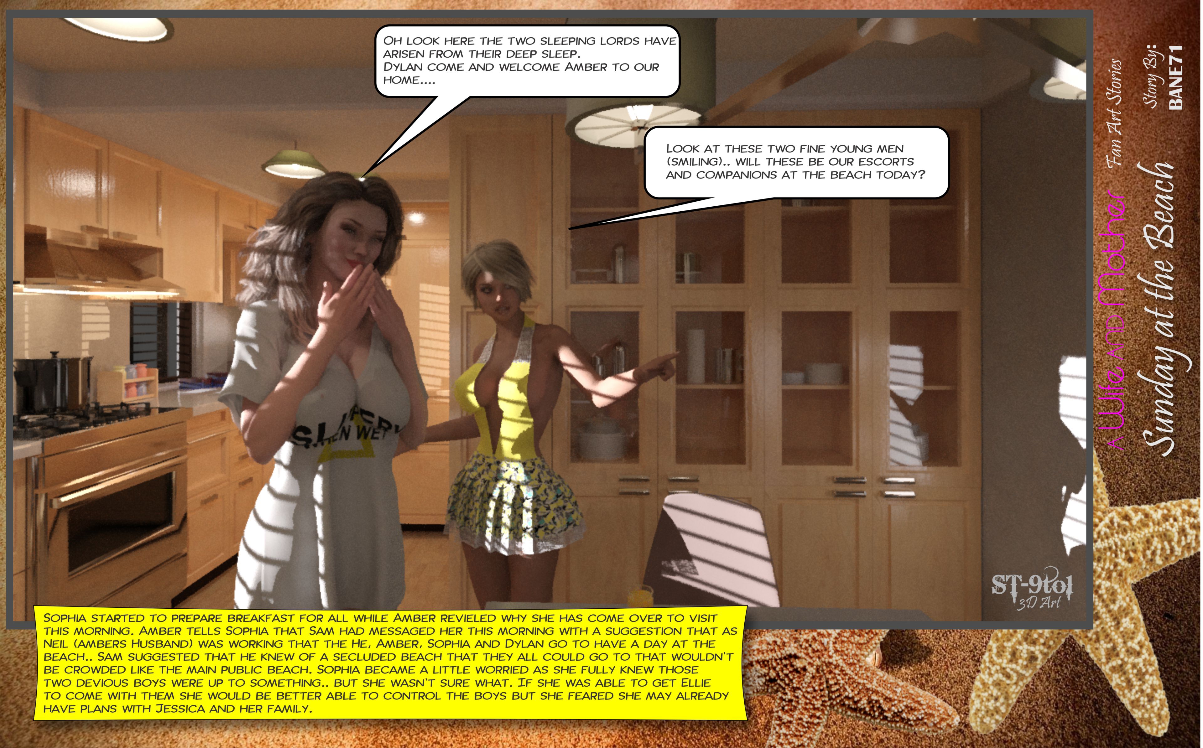 Fan Art Stories Sunday On The Beach – page 12
