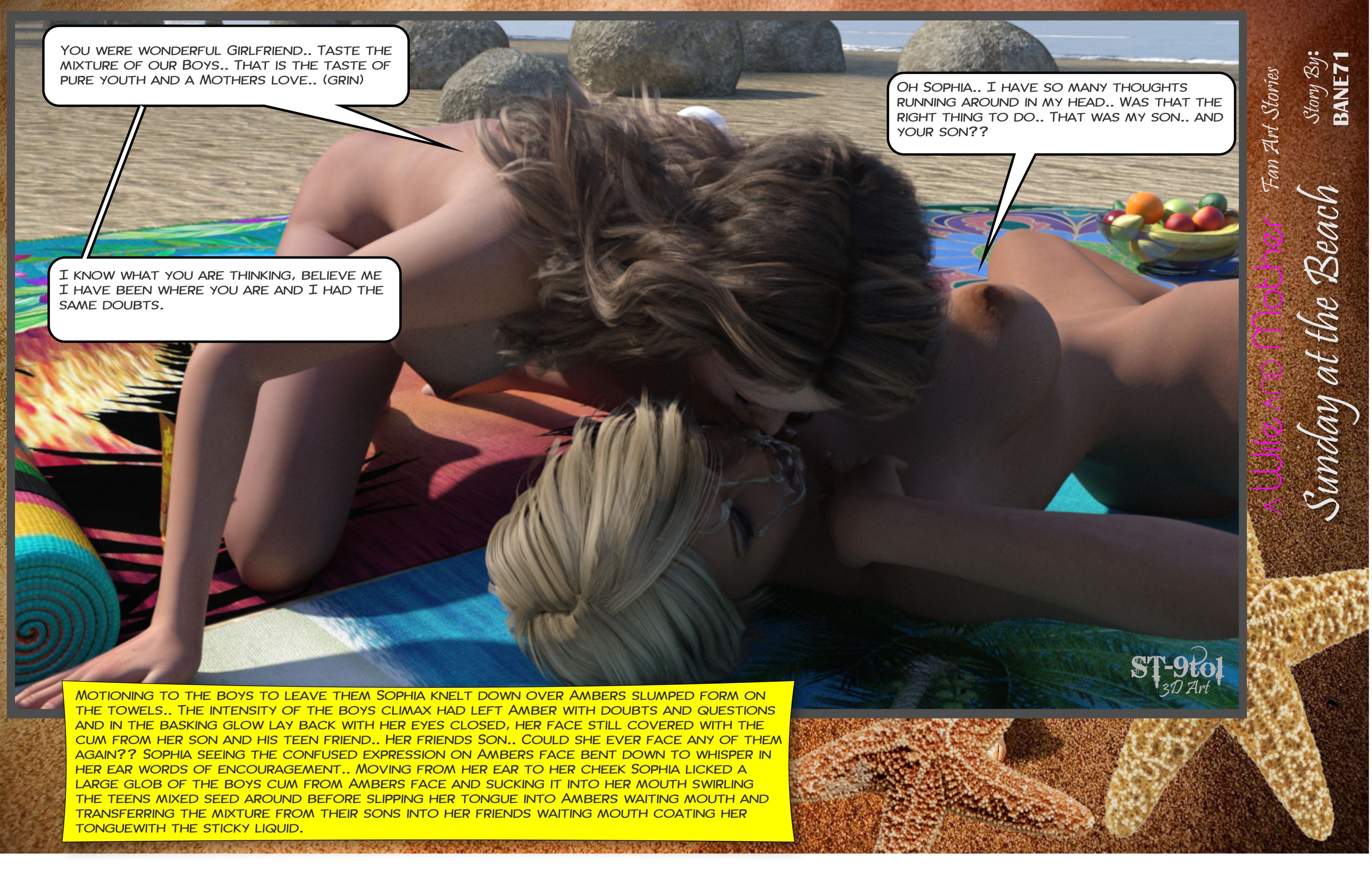 Fan Art Stories Sunday On The Beach – page 123