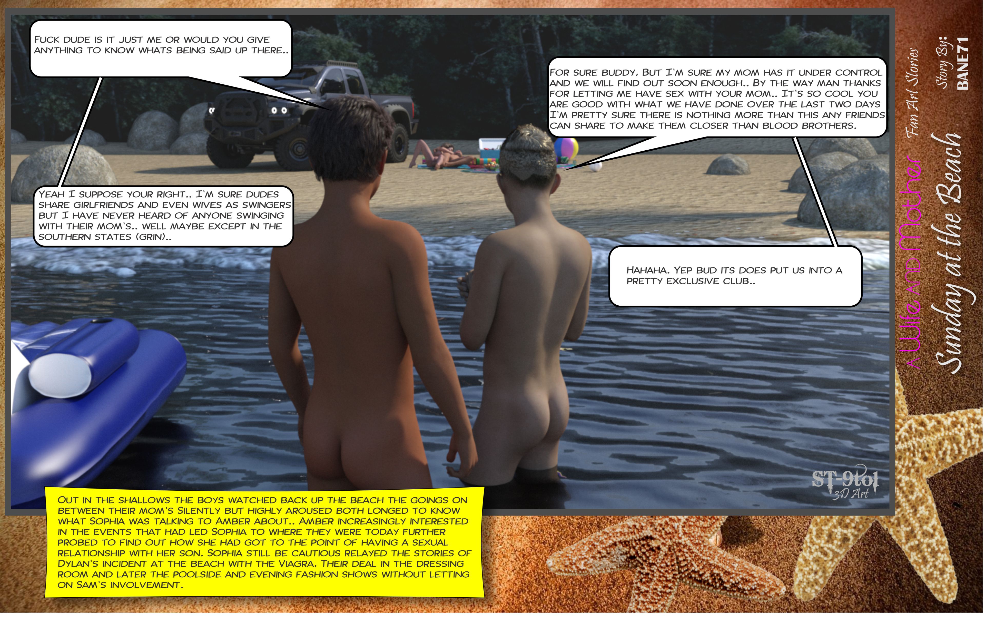 Fan Art Stories Sunday On The Beach – page 126