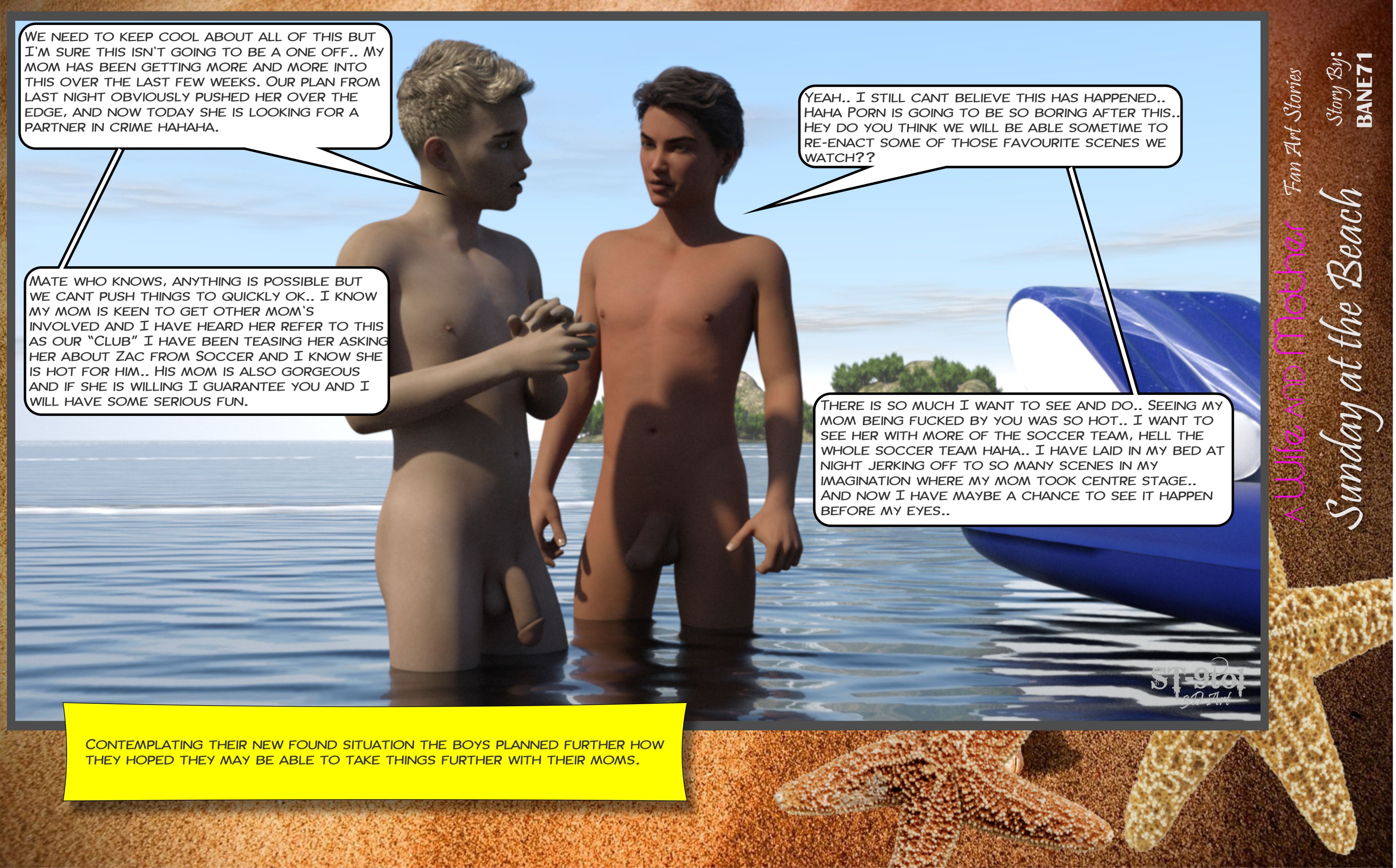 Fan Art Stories Sunday On The Beach – page 127