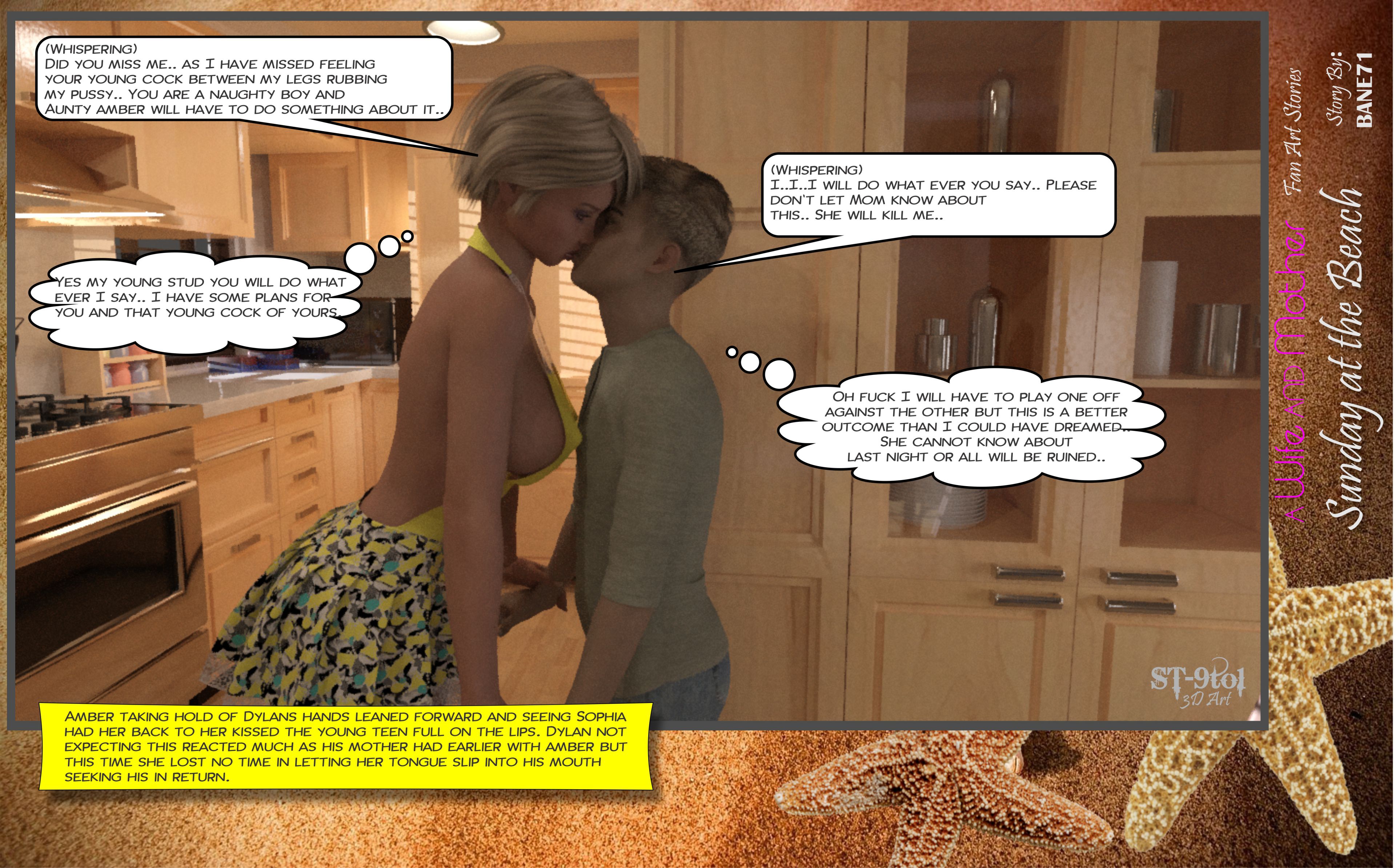 Fan Art Stories Sunday On The Beach – page 14