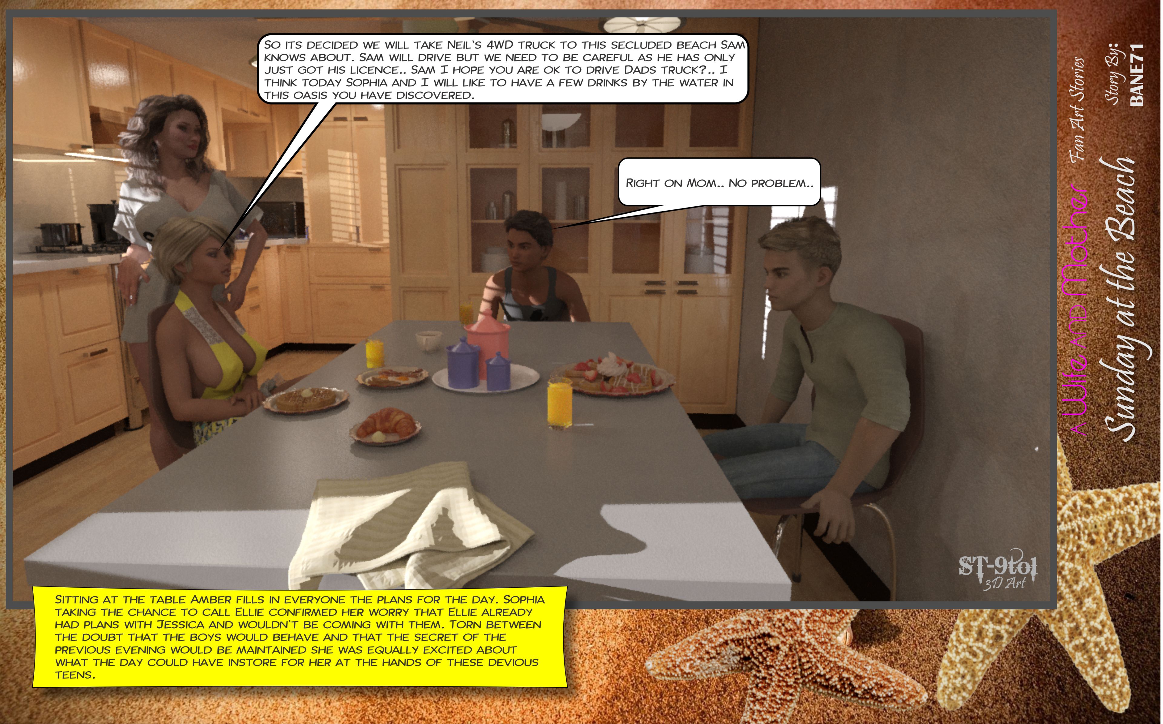 Fan Art Stories Sunday On The Beach – page 16