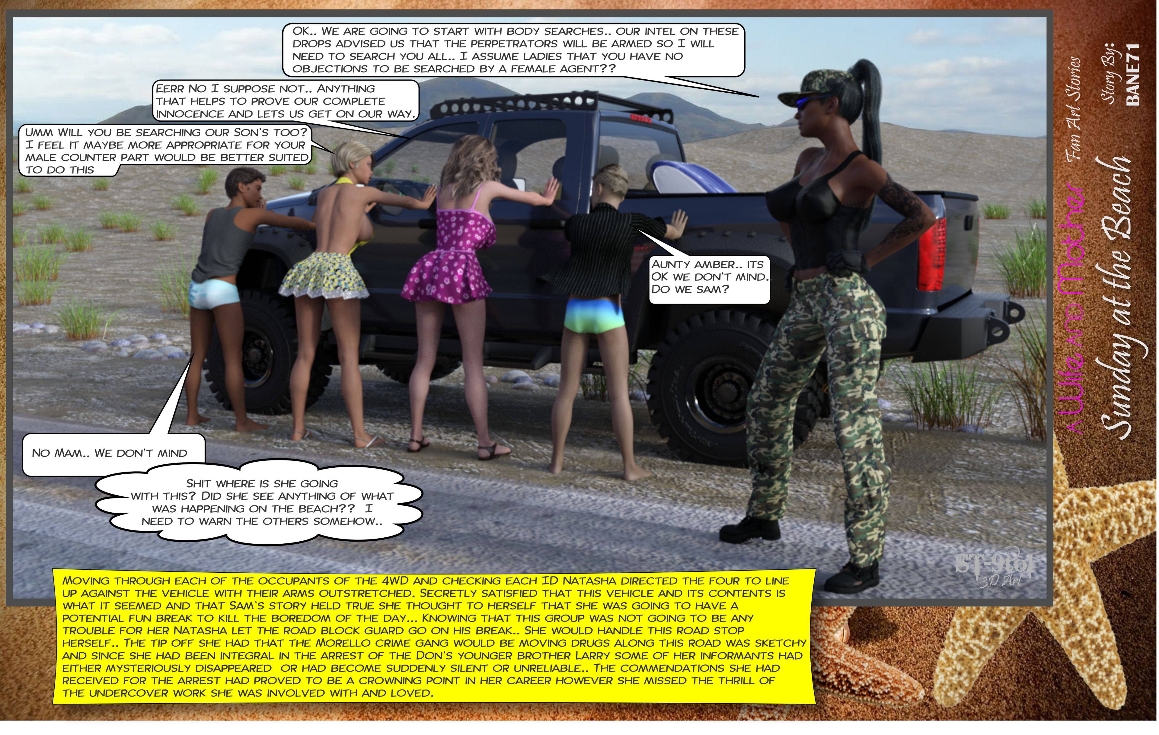 Fan Art Stories Sunday On The Beach – page 175