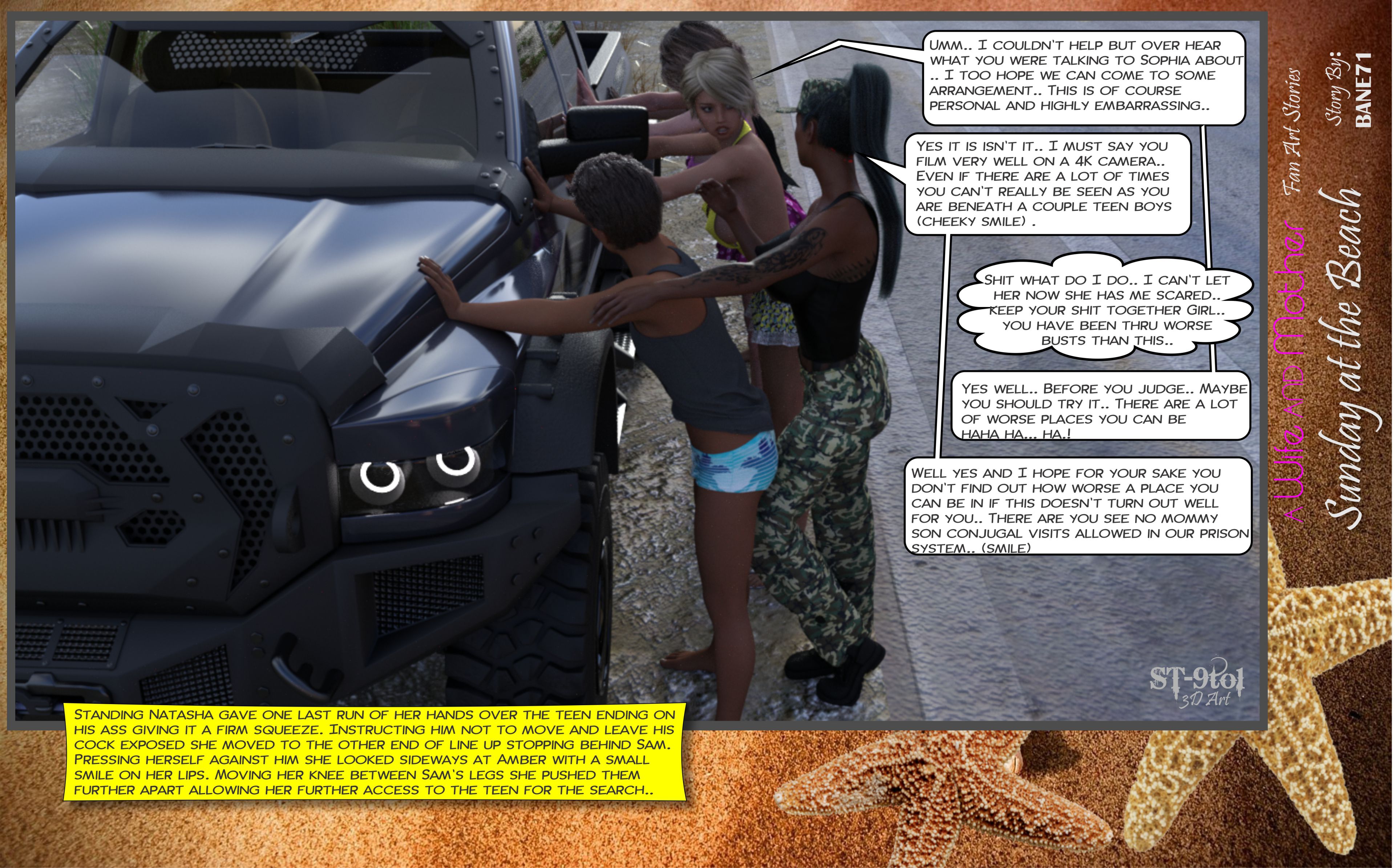 Fan Art Stories Sunday On The Beach – page 179