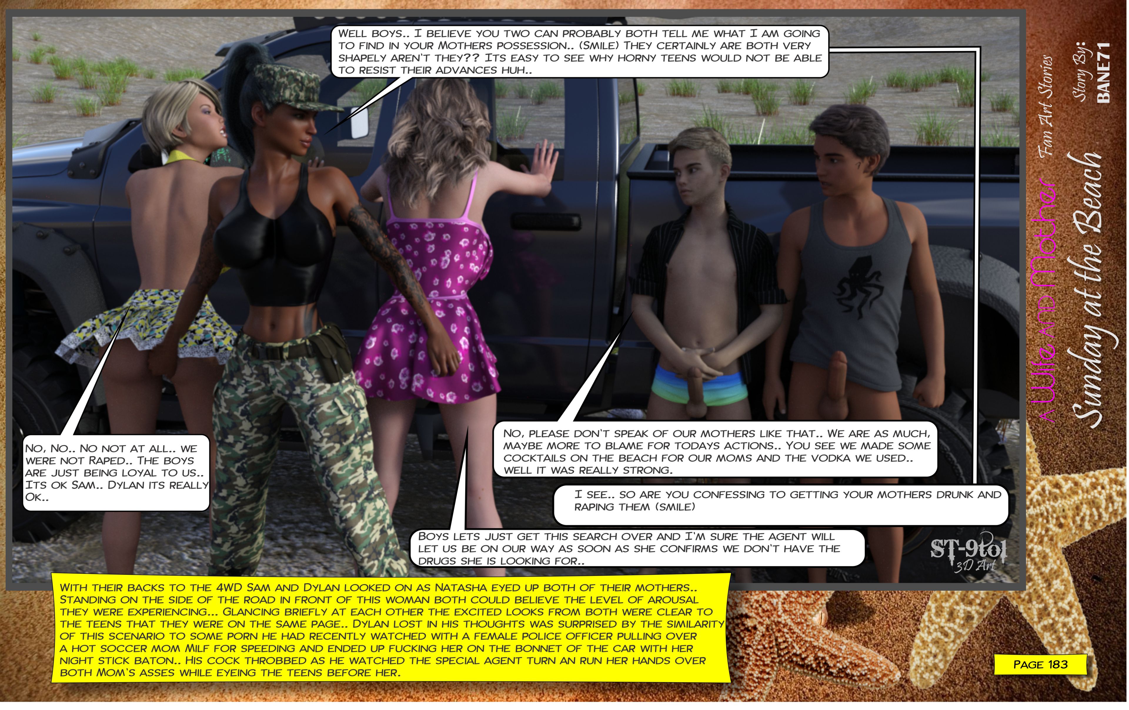 Fan Art Stories Sunday On The Beach – page 184