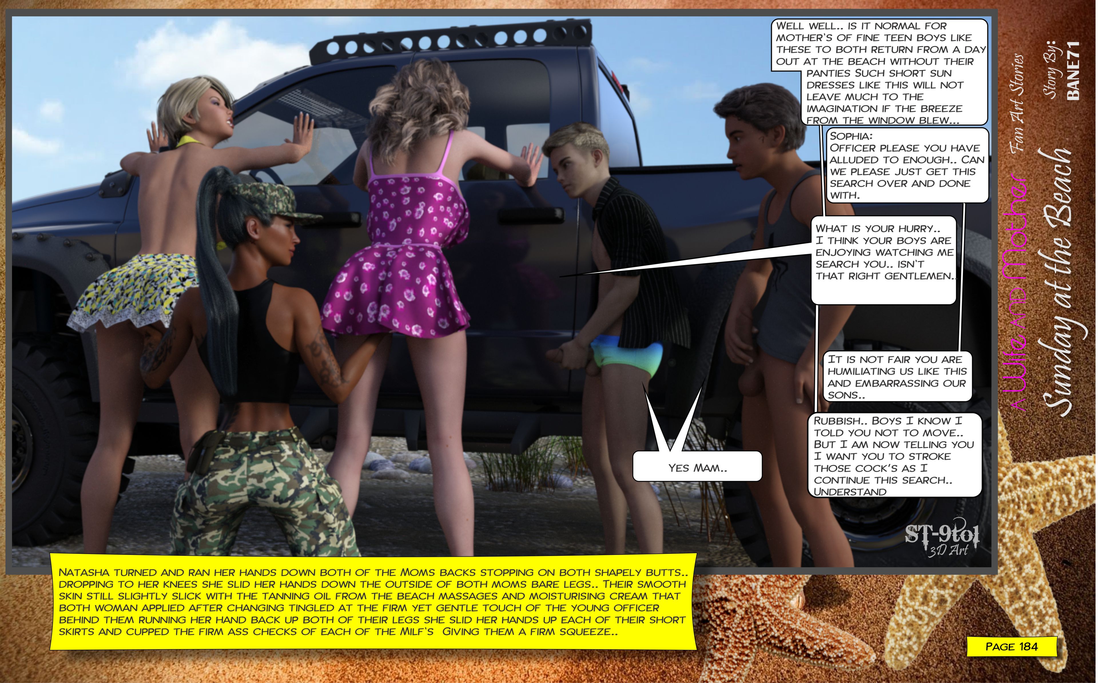 Fan Art Stories Sunday On The Beach – page 185