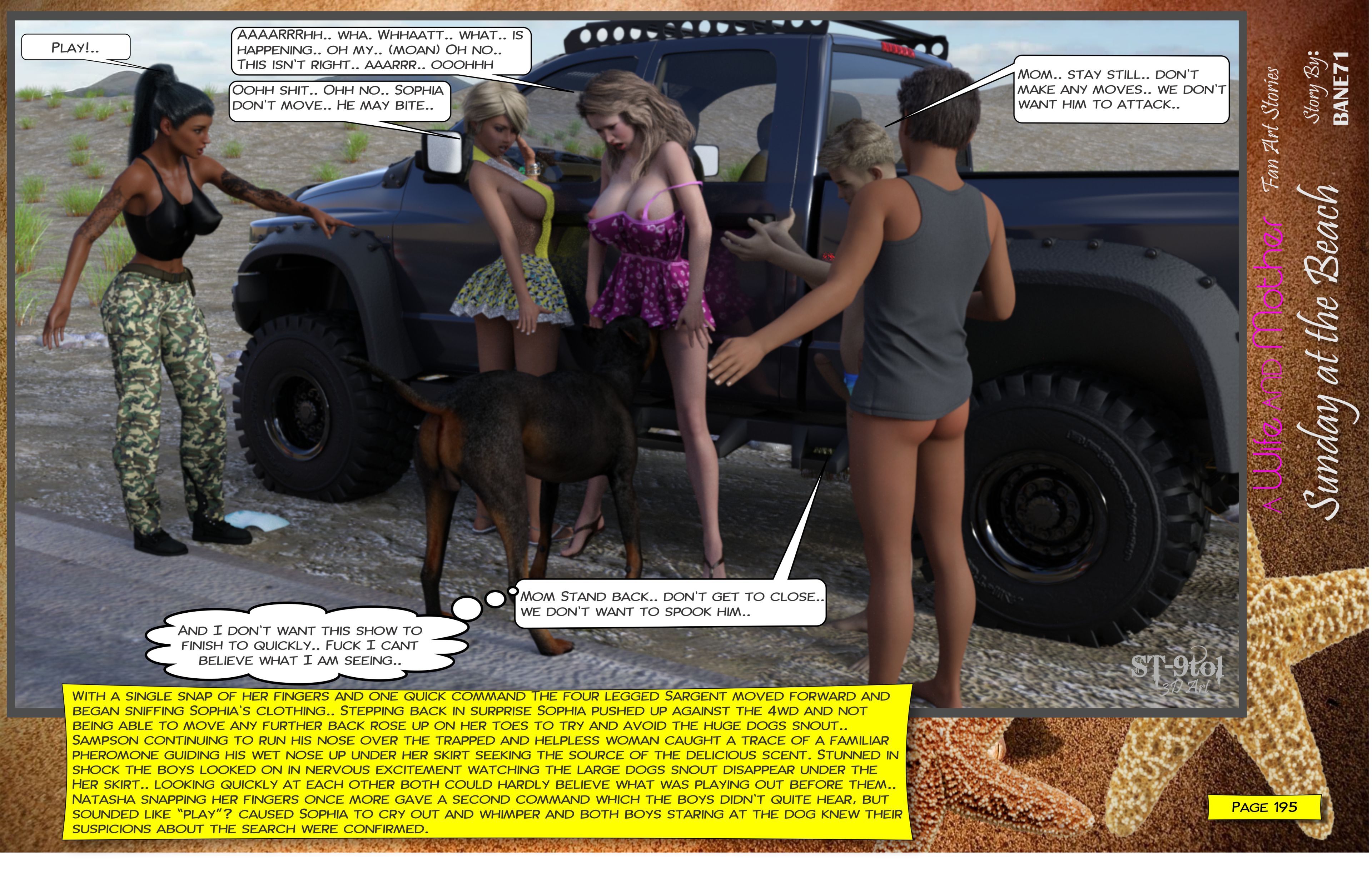 Fan Art Stories Sunday On The Beach – page 196