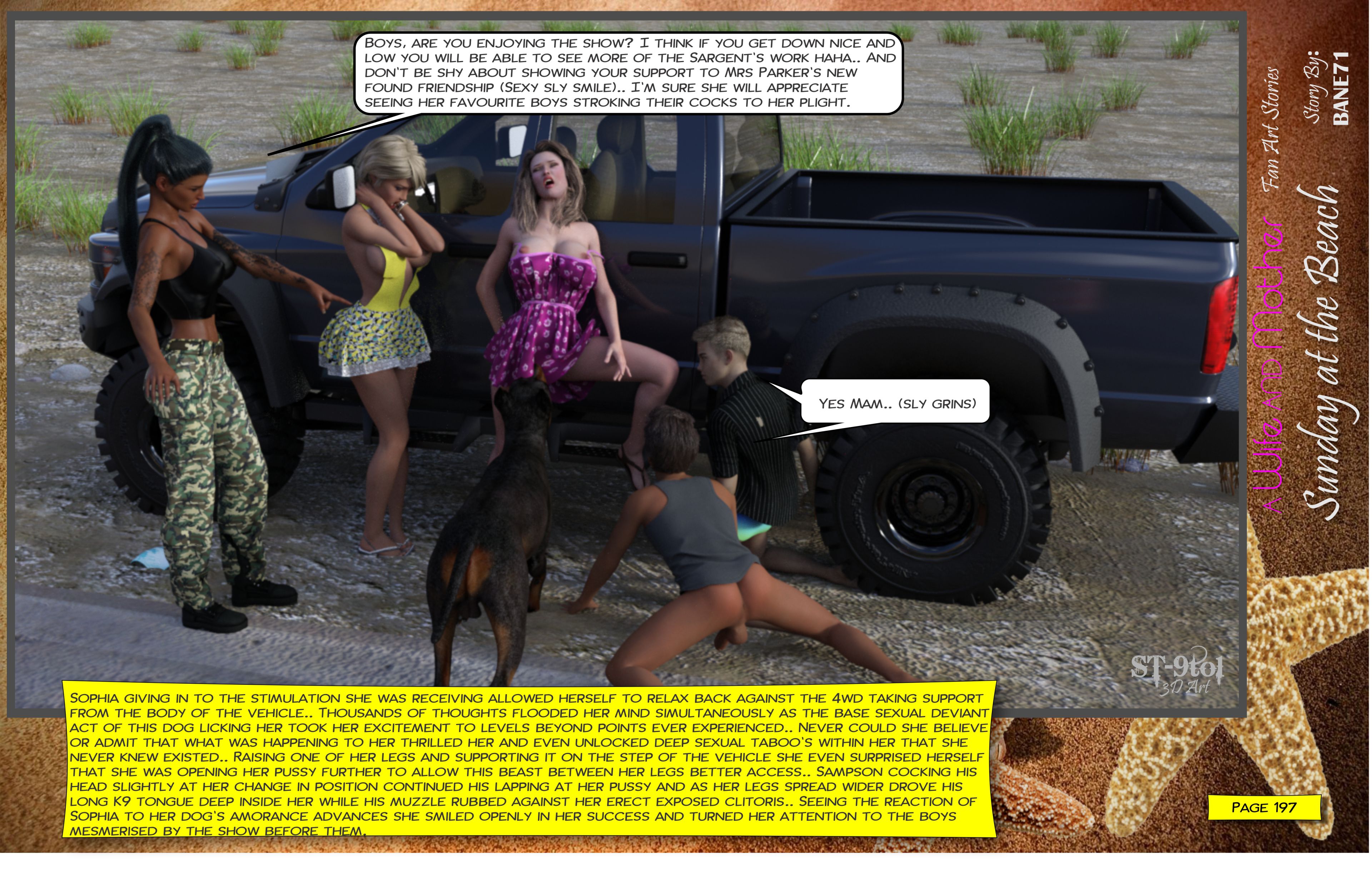 Fan Art Stories Sunday On The Beach – page 198