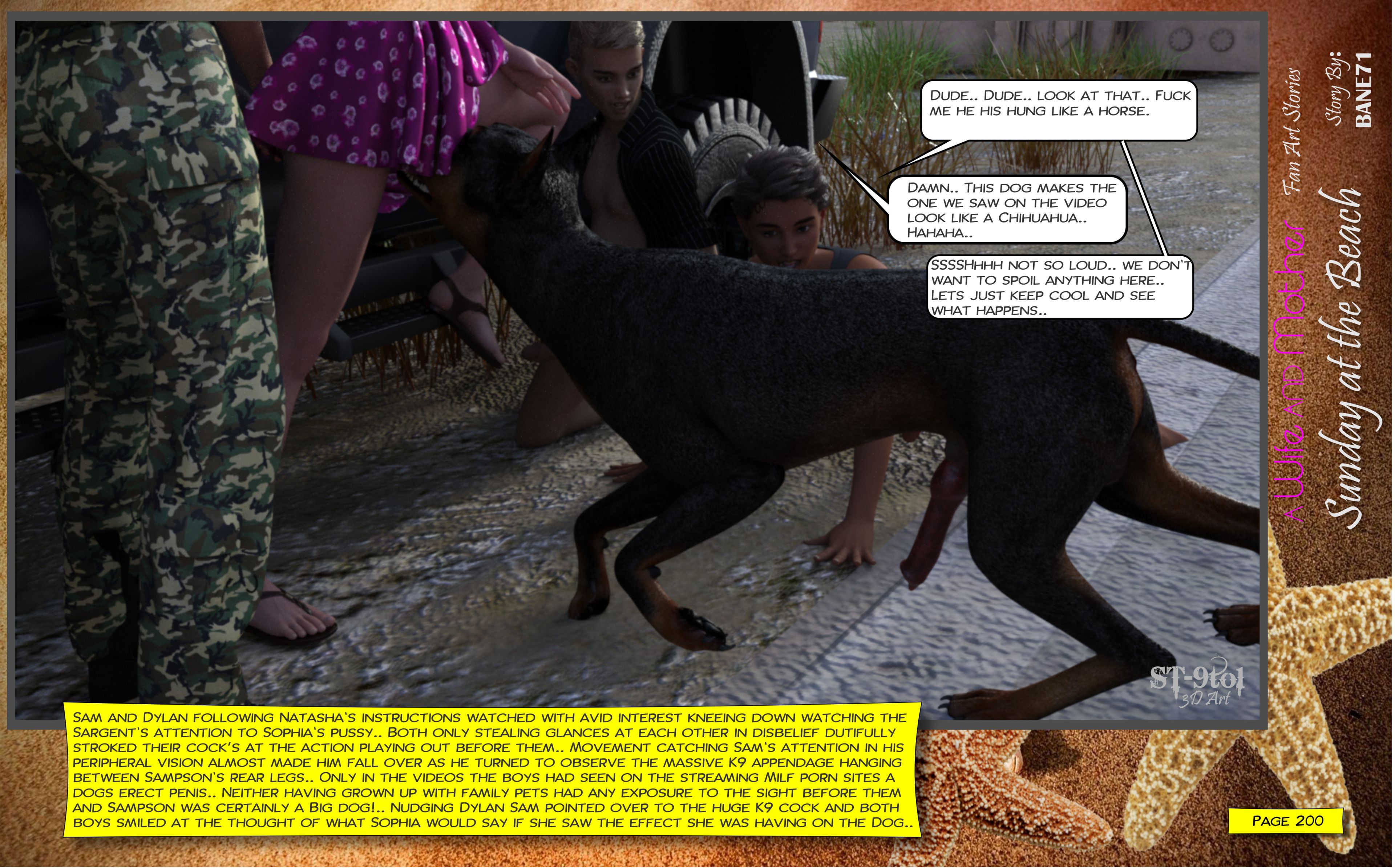 Fan Art Stories Sunday On The Beach – page 201