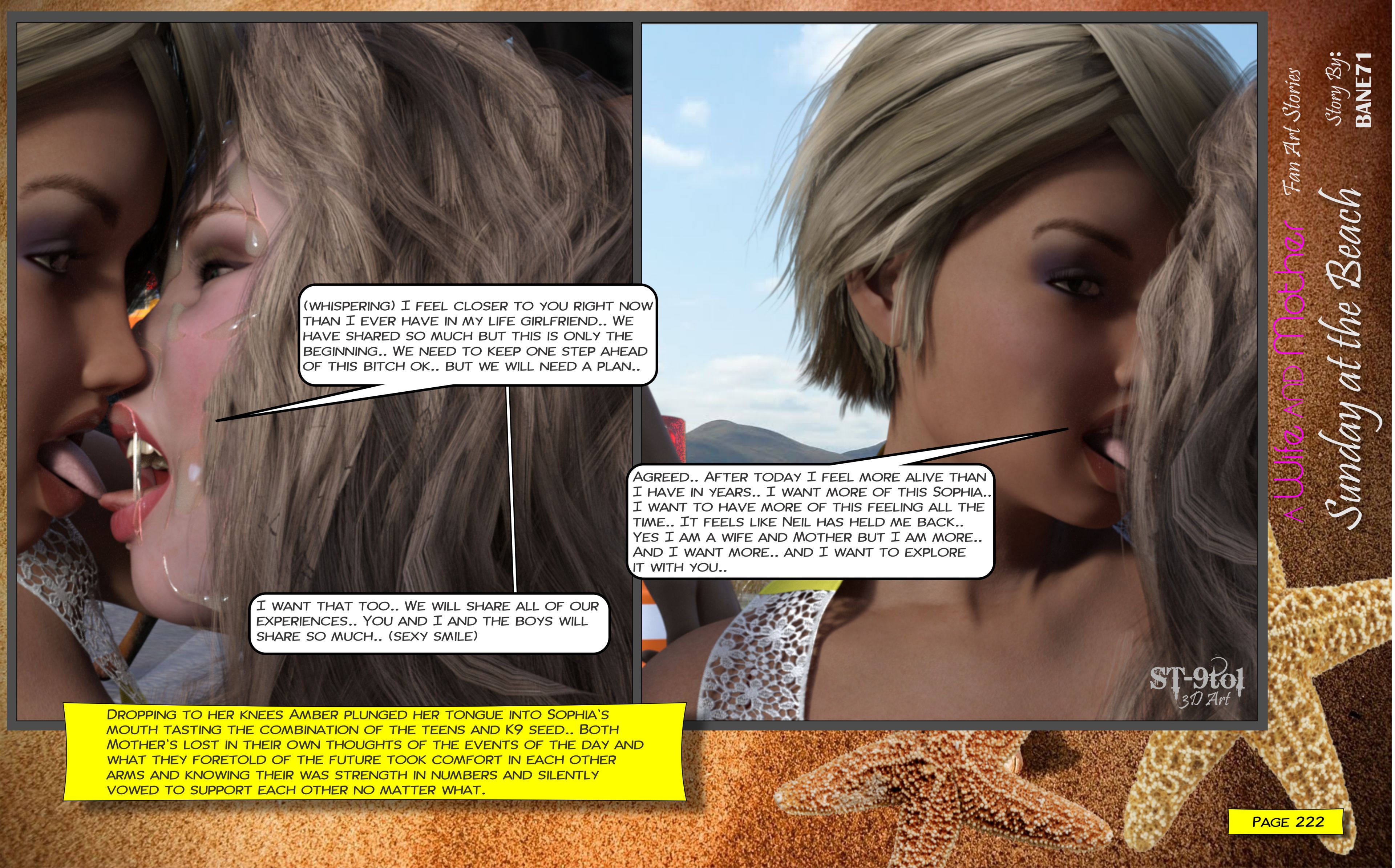 Fan Art Stories Sunday On The Beach – page 223