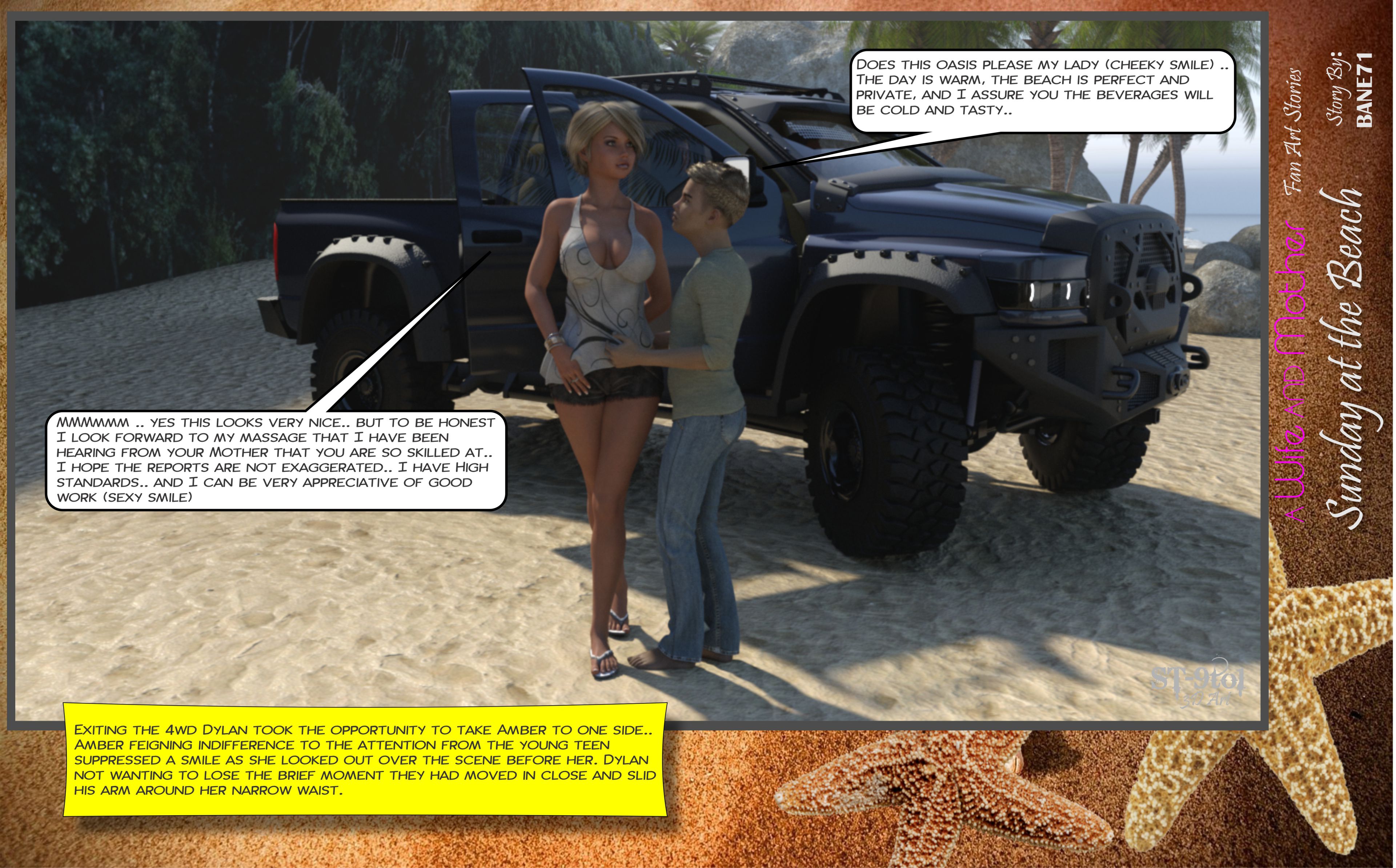 Fan Art Stories Sunday On The Beach – page 31