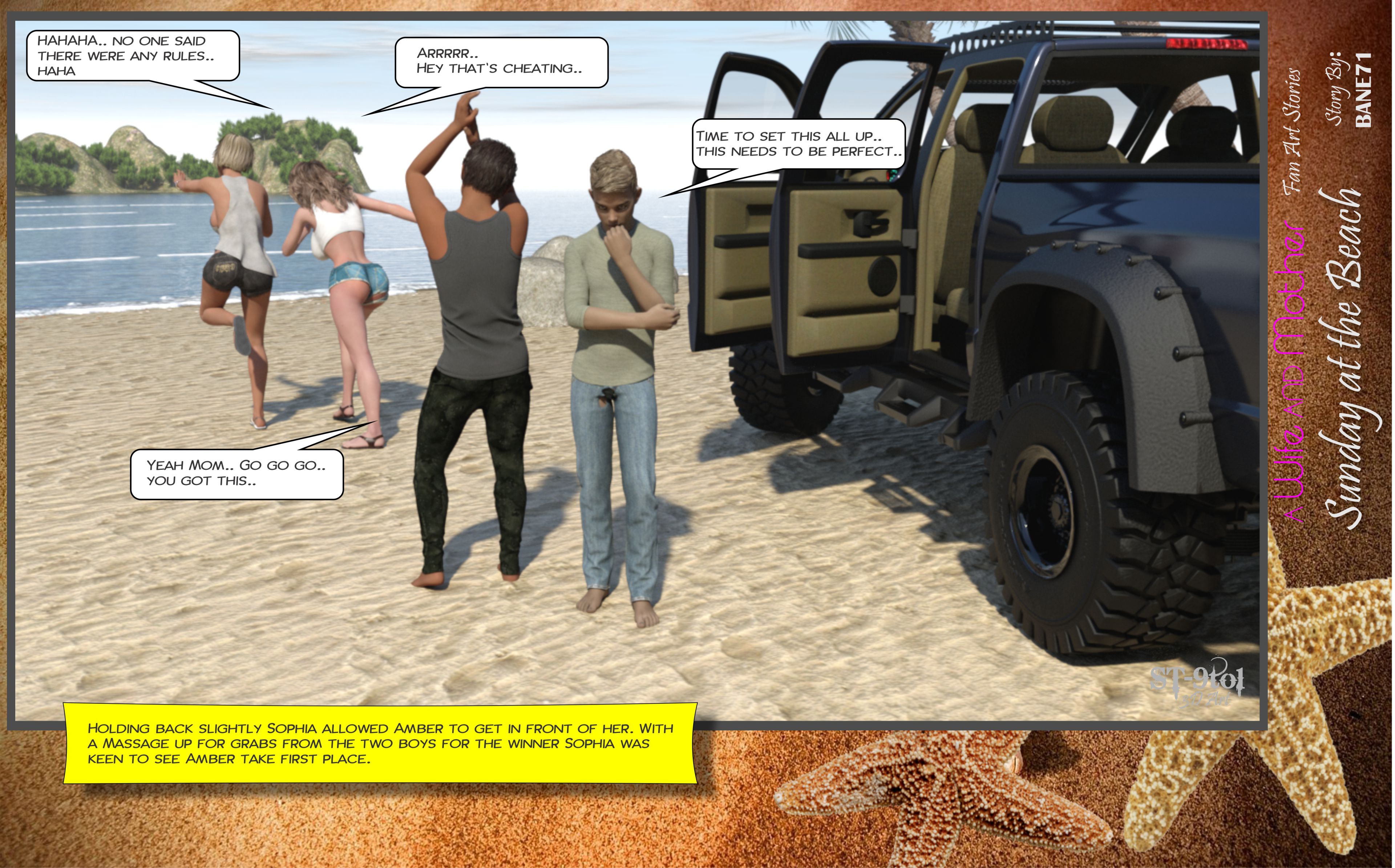 Fan Art Stories Sunday On The Beach – page 35