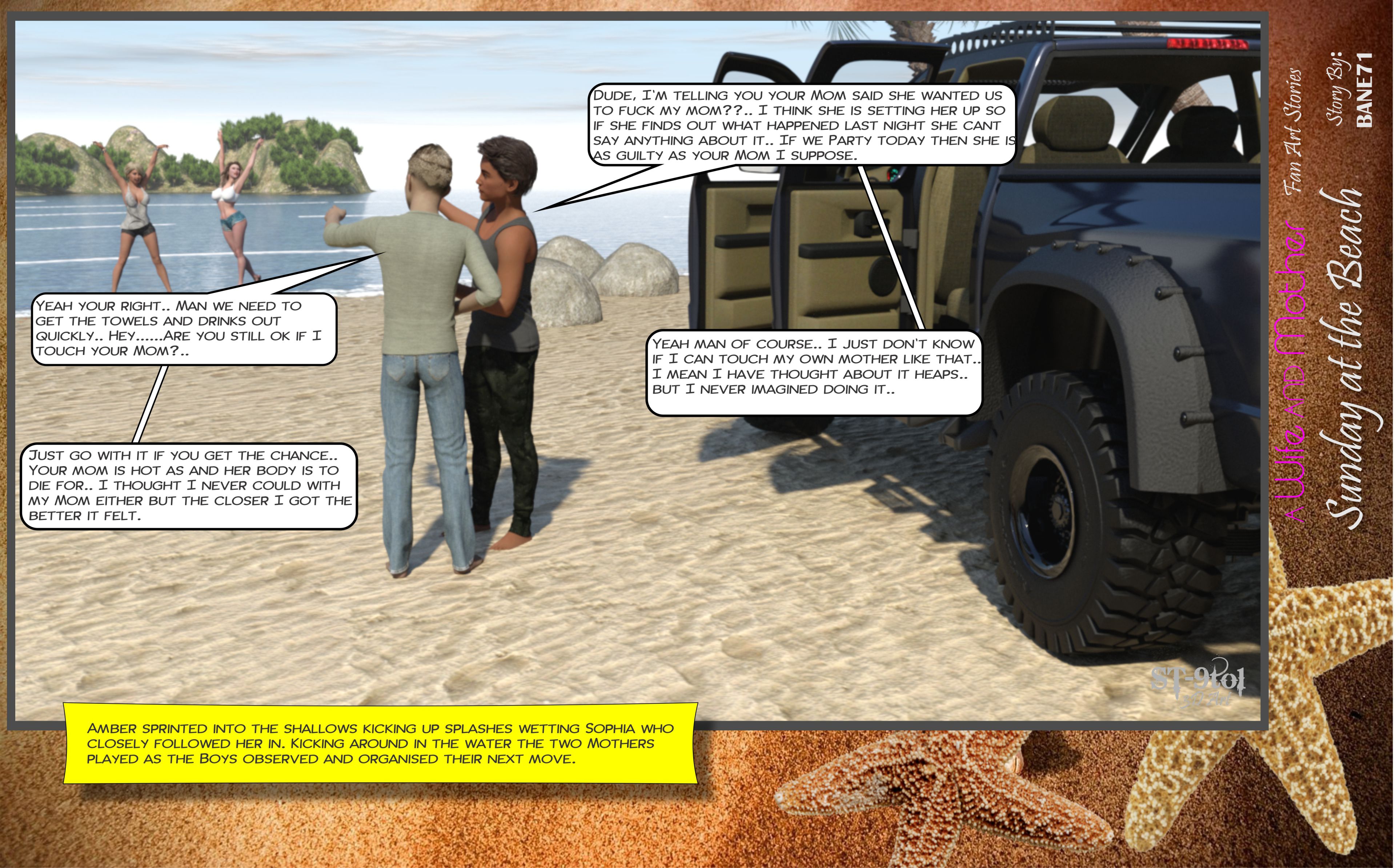 Fan Art Stories Sunday On The Beach – page 36