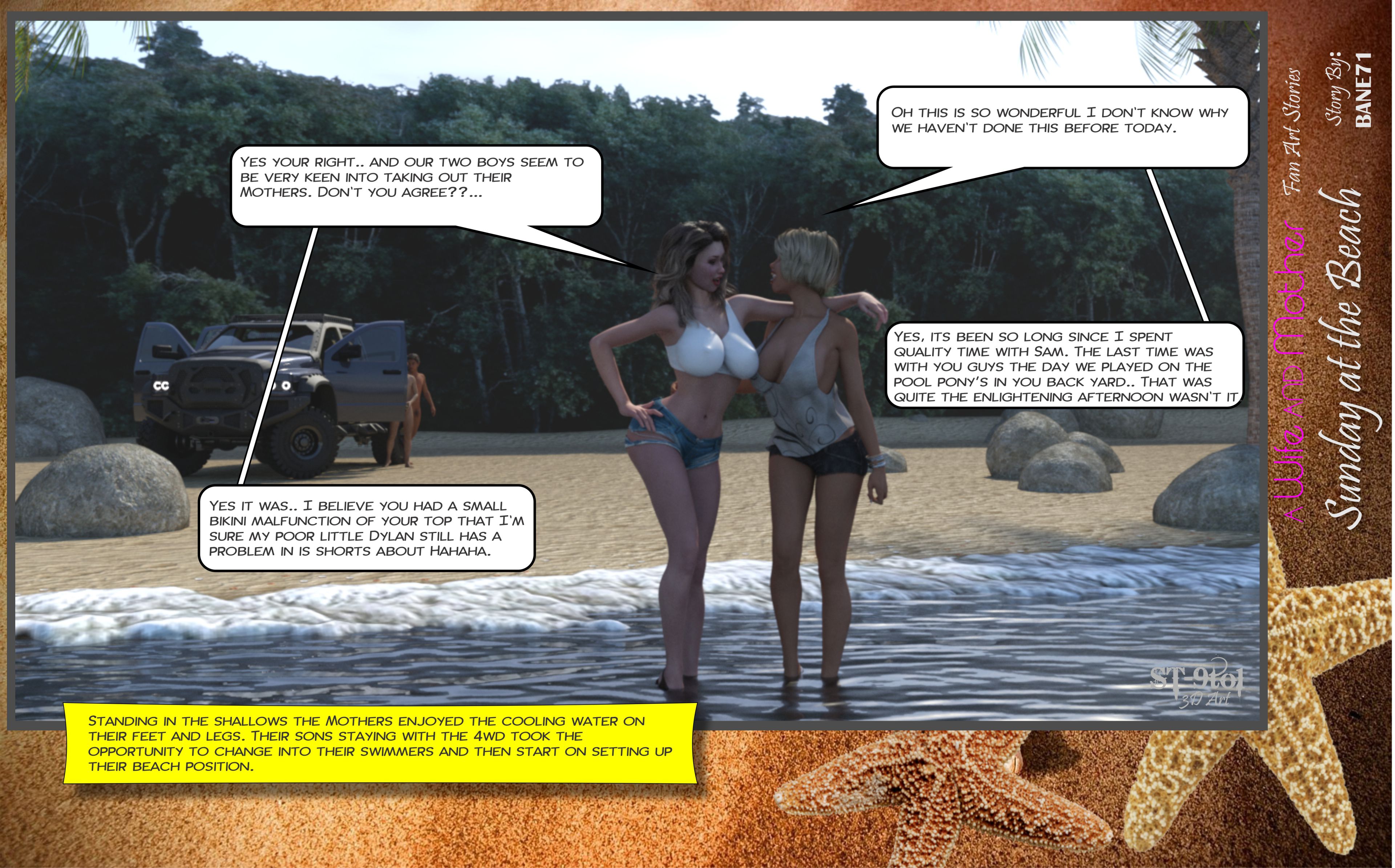 Fan Art Stories Sunday On The Beach – page 37