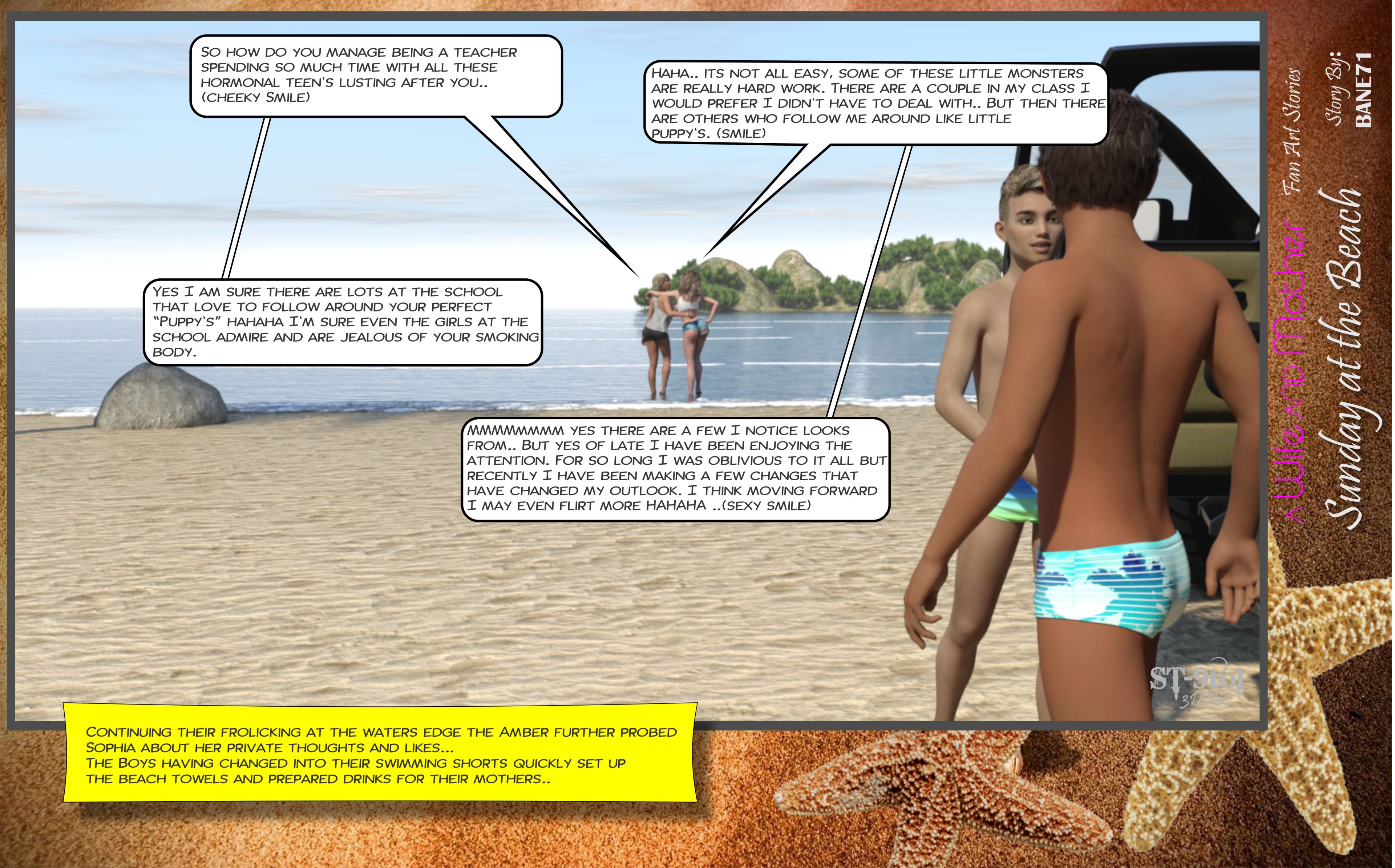 Fan Art Stories Sunday On The Beach – page 39