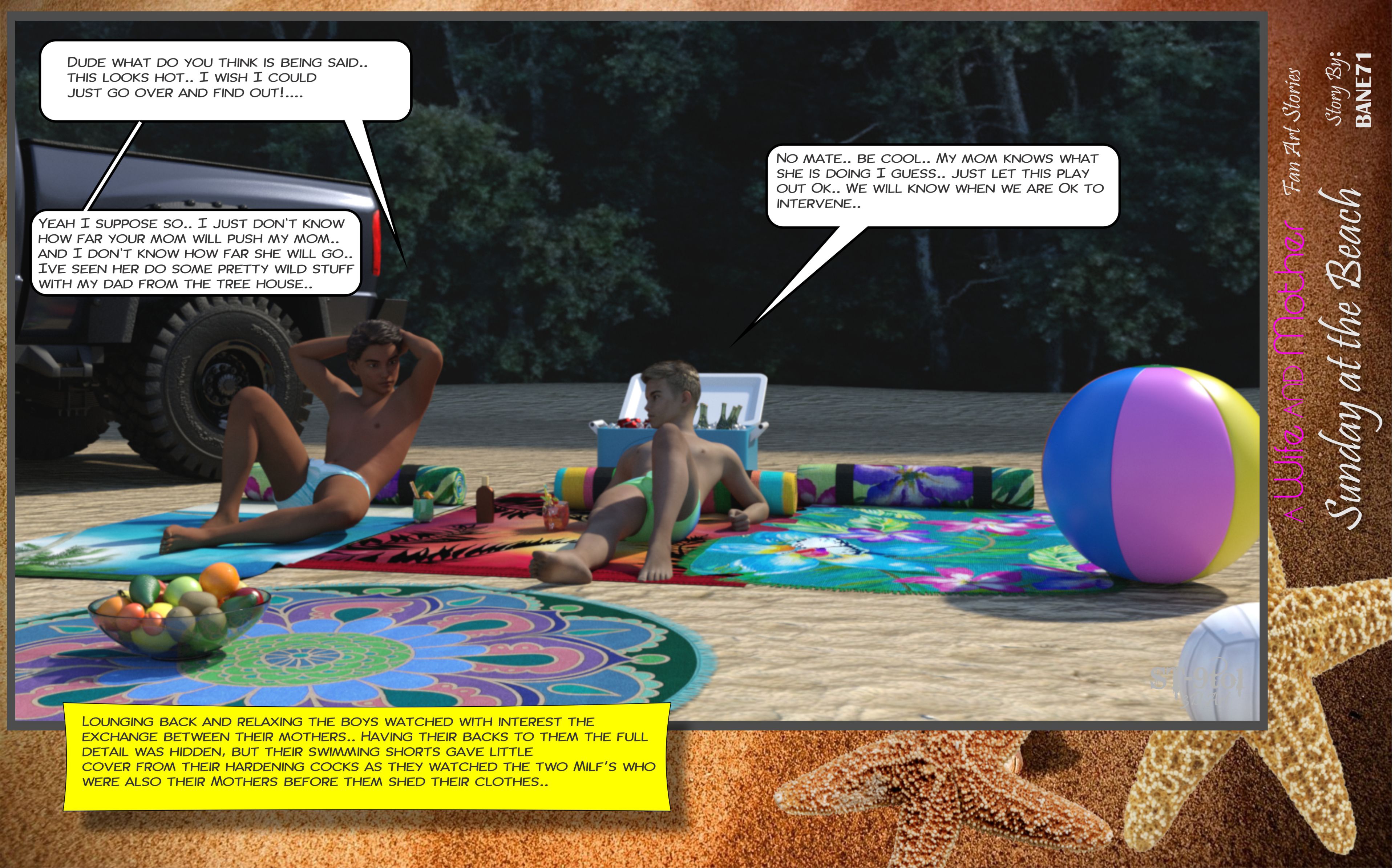 Fan Art Stories Sunday On The Beach – page 42