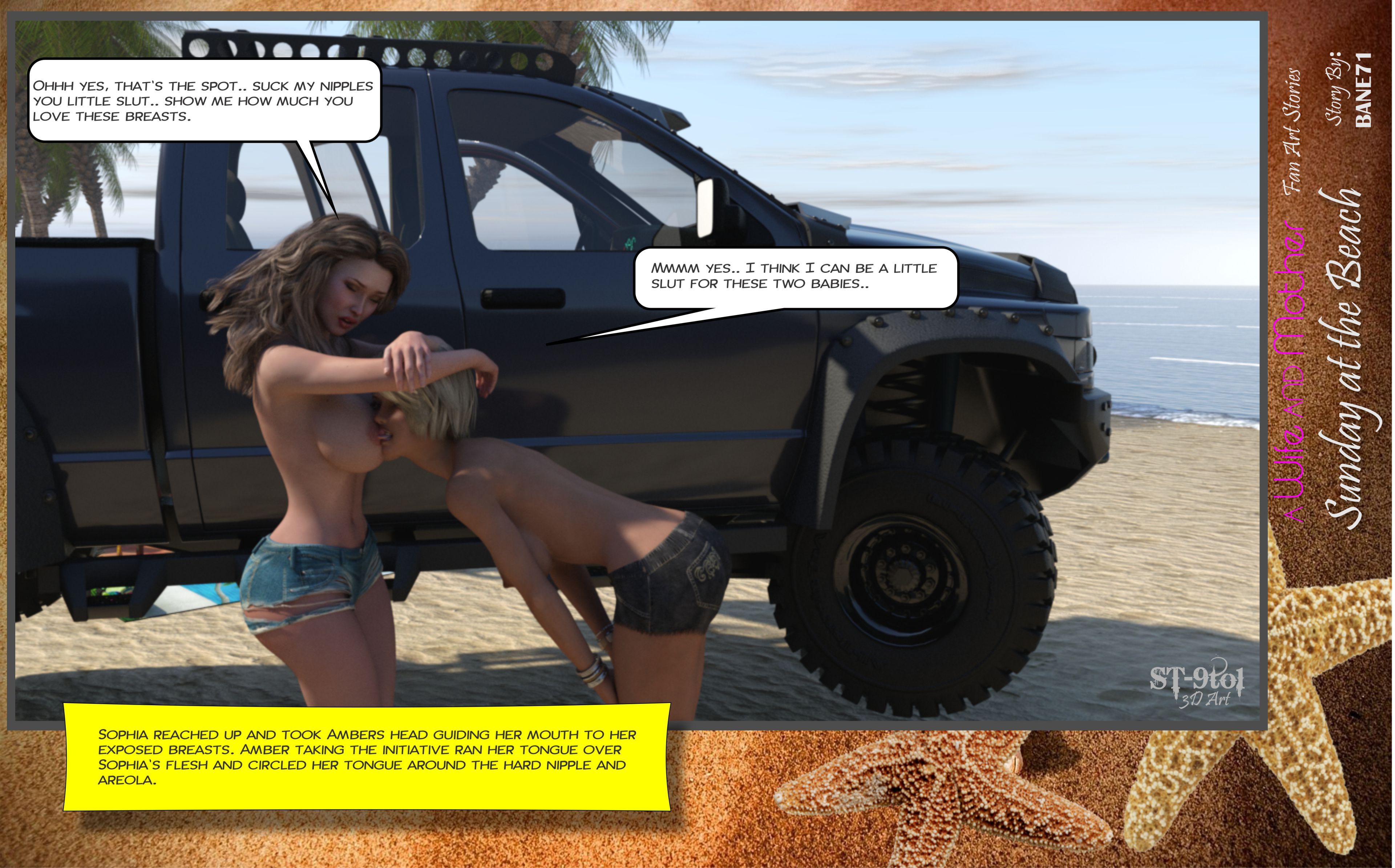 Fan Art Stories Sunday On The Beach – page 46