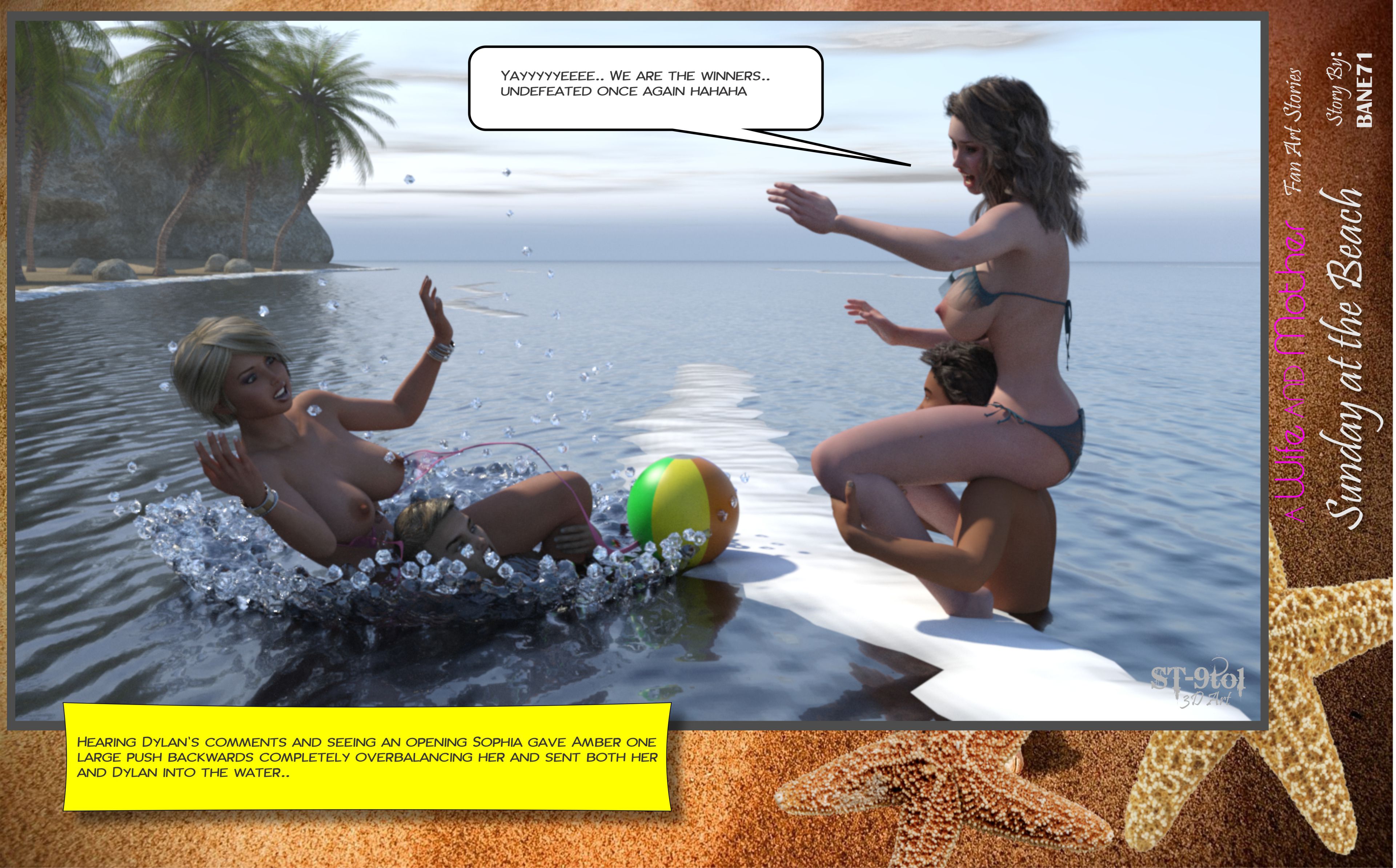 Fan Art Stories Sunday On The Beach – page 57