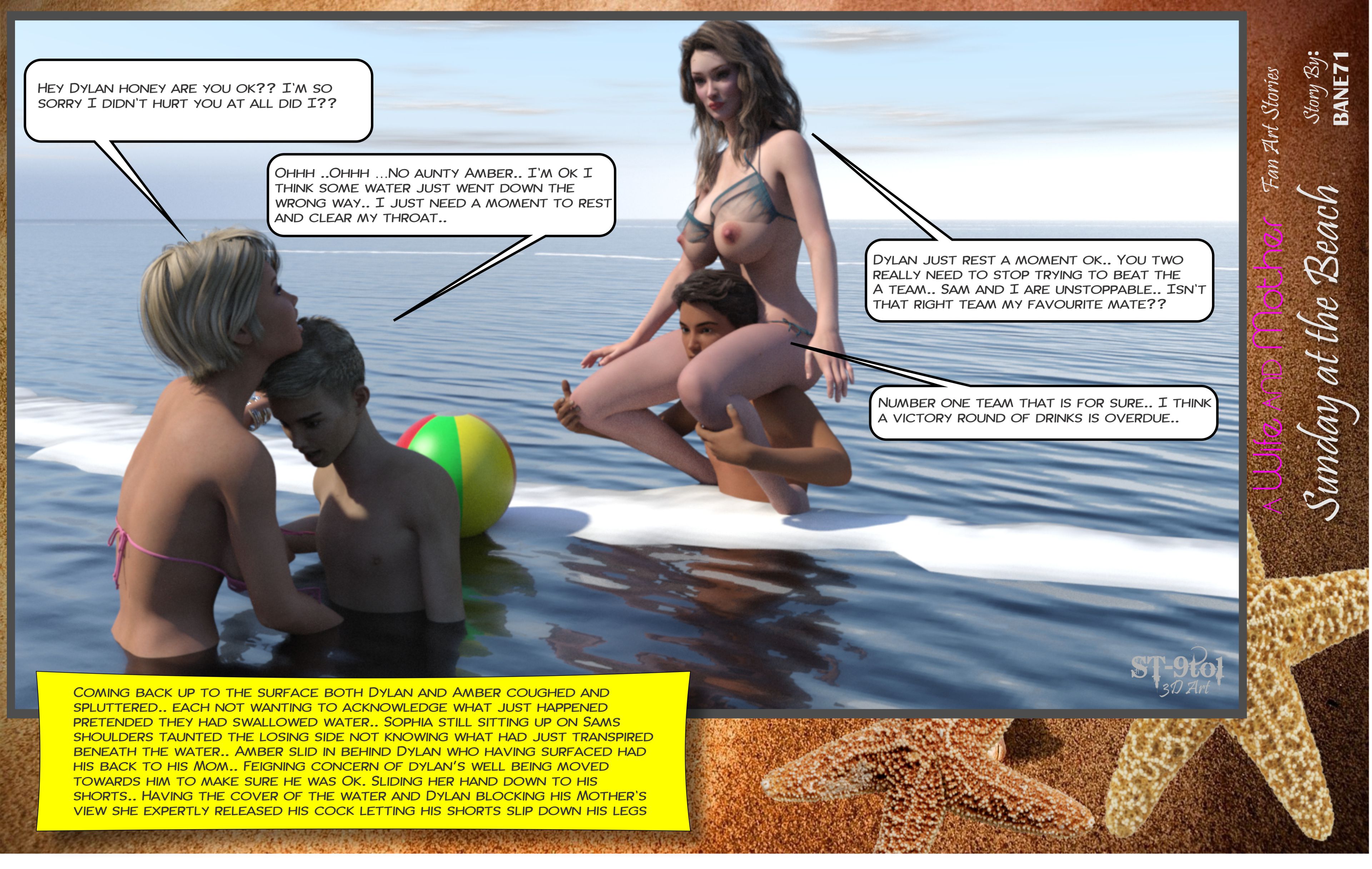 Fan Art Stories Sunday On The Beach – page 59