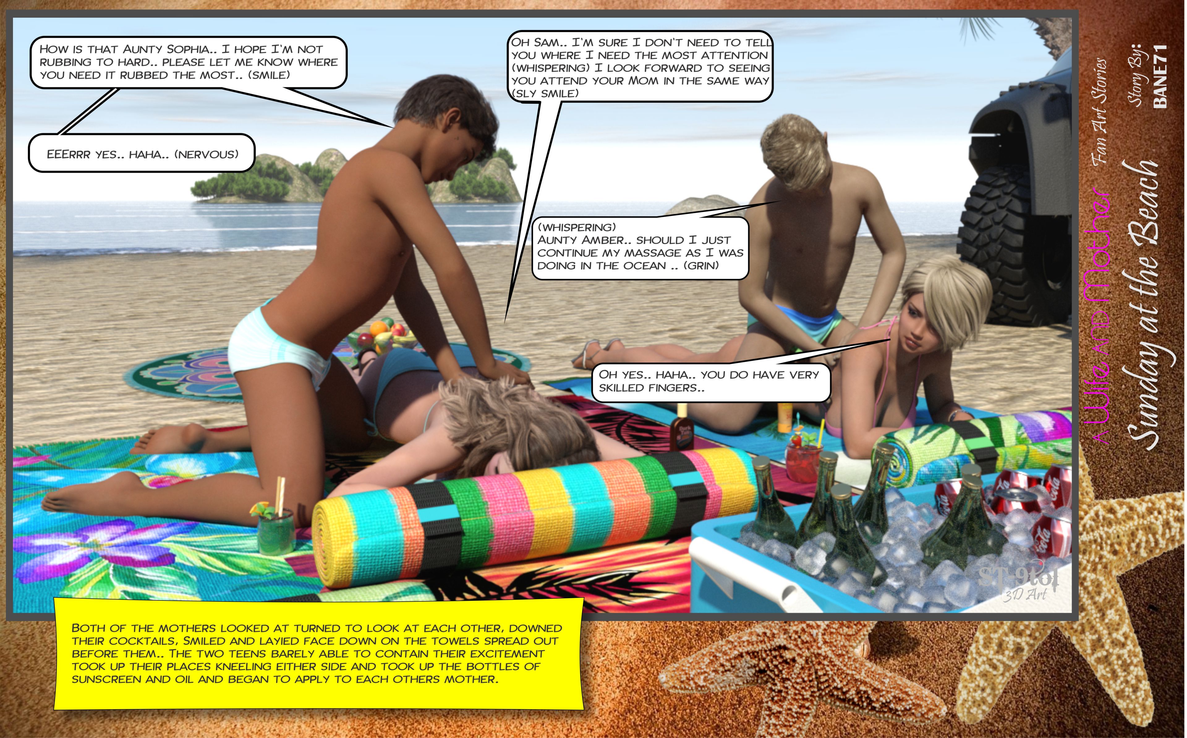 Fan Art Stories Sunday On The Beach – page 65