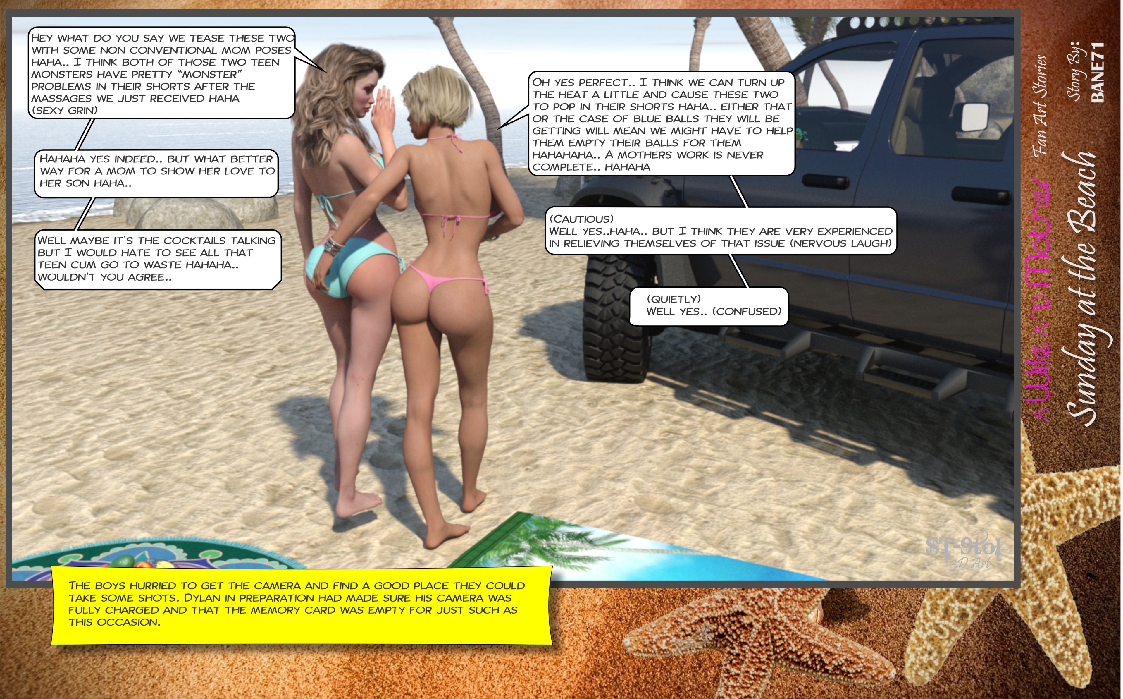 Fan Art Stories Sunday On The Beach – page 71