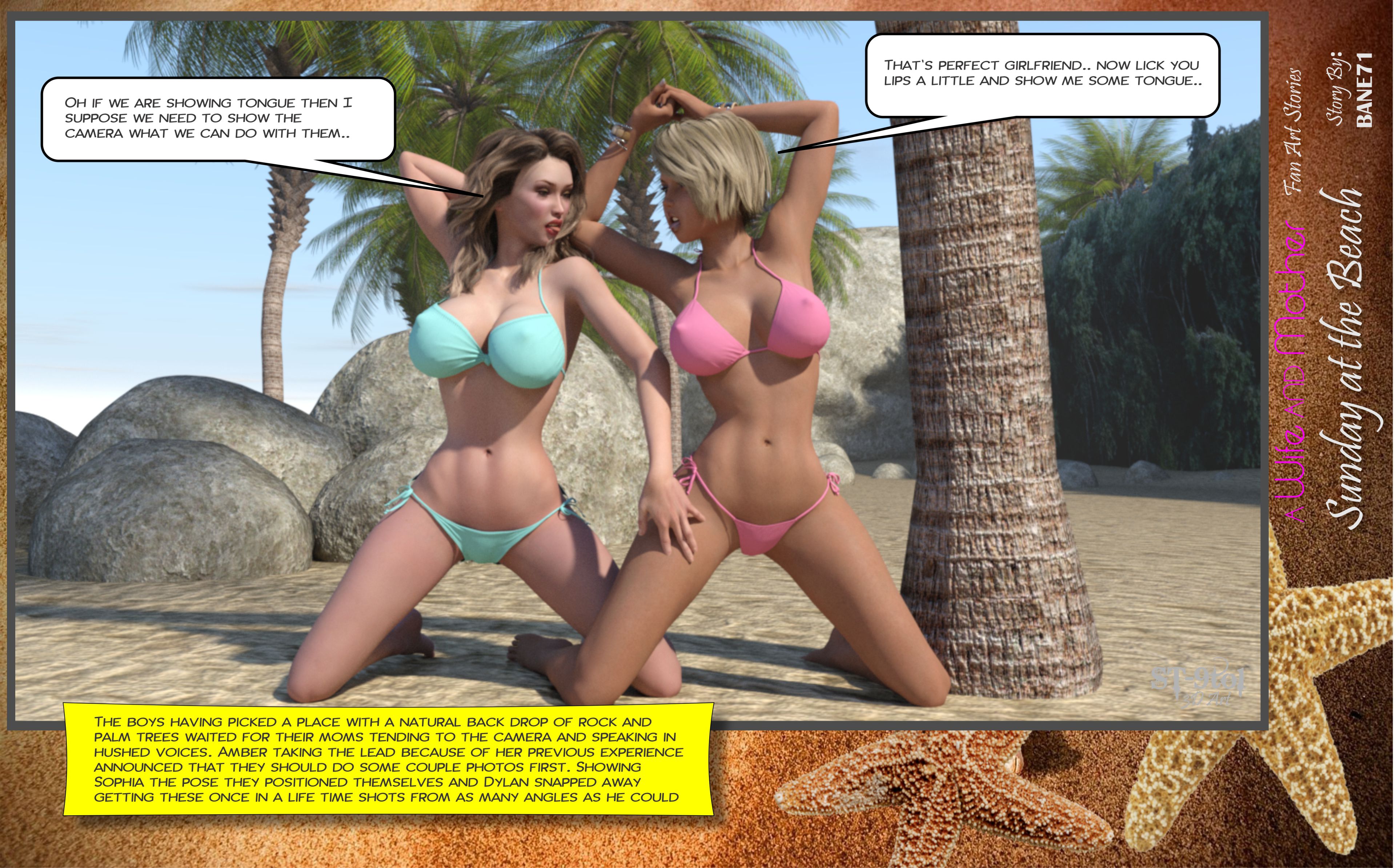 Fan Art Stories Sunday On The Beach – page 73