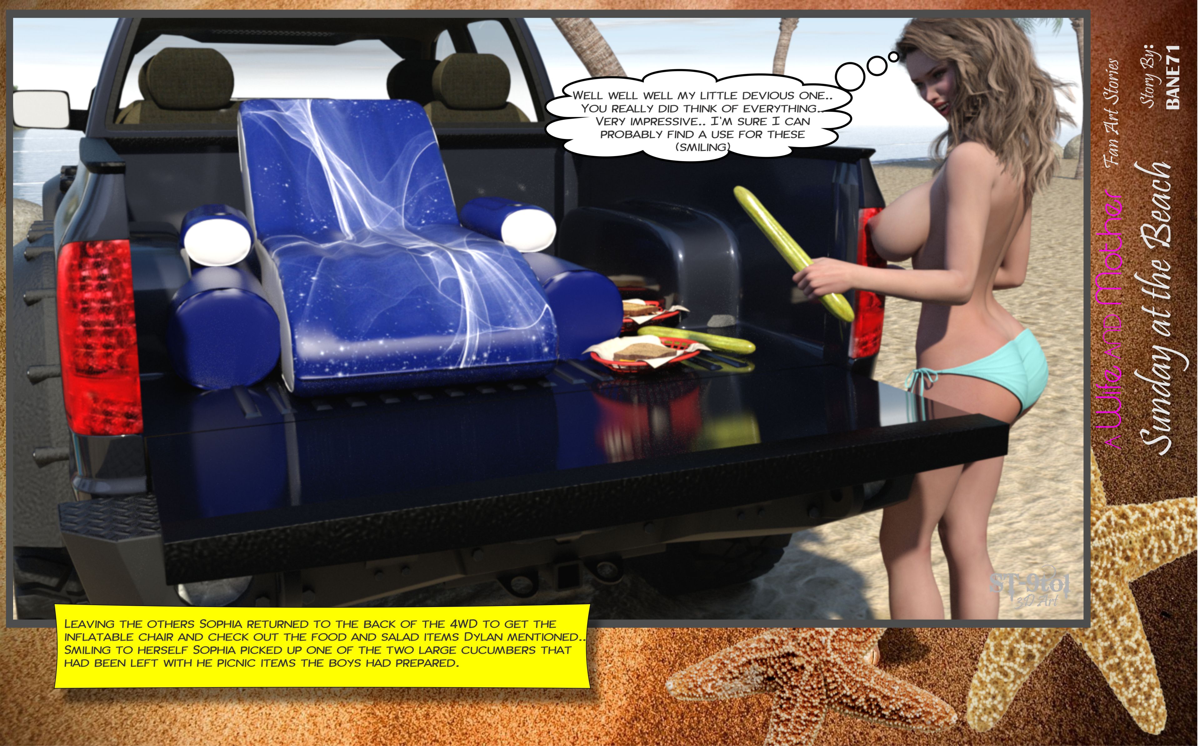 Fan Art Stories Sunday On The Beach – page 84