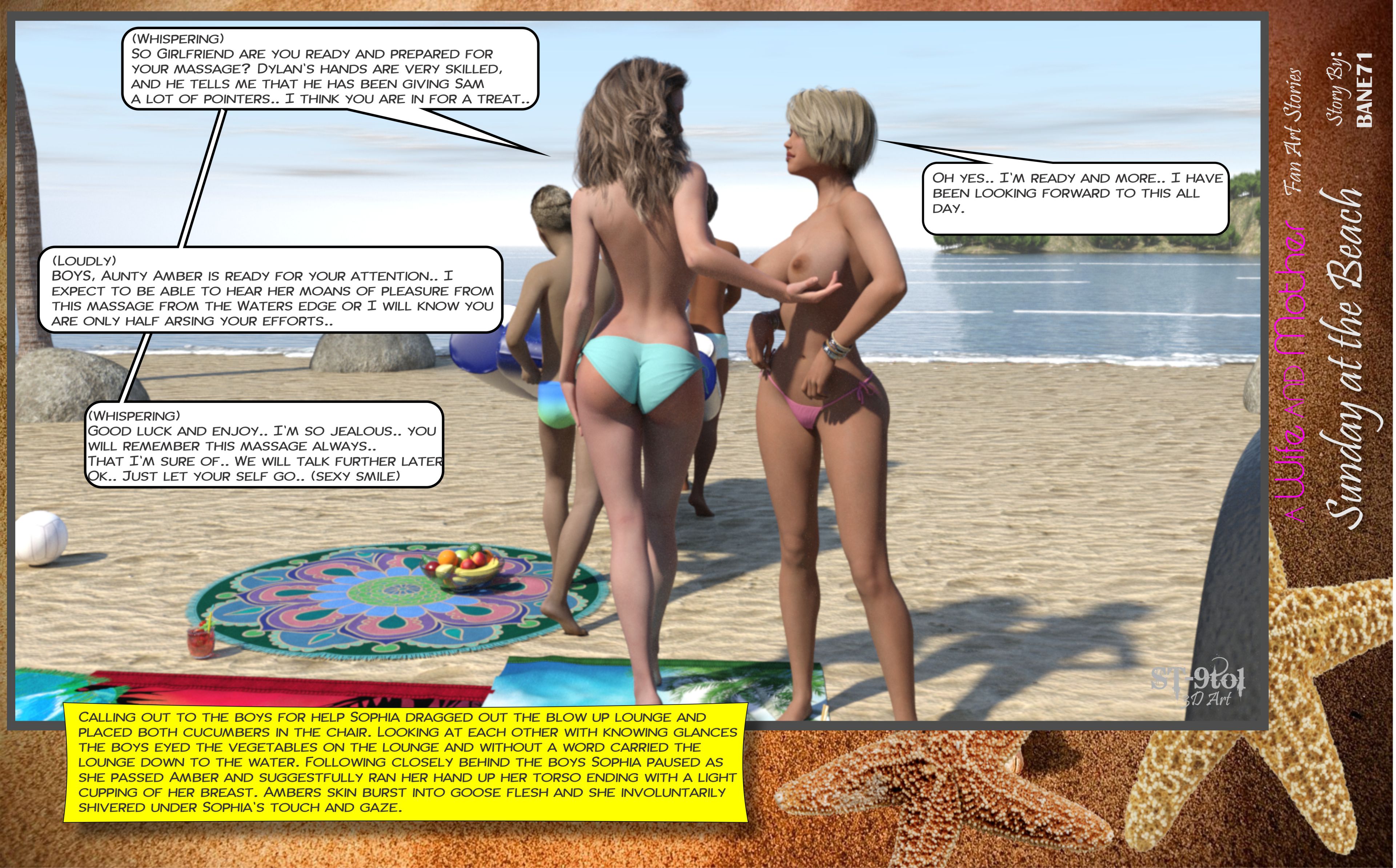 Fan Art Stories Sunday On The Beach – page 85