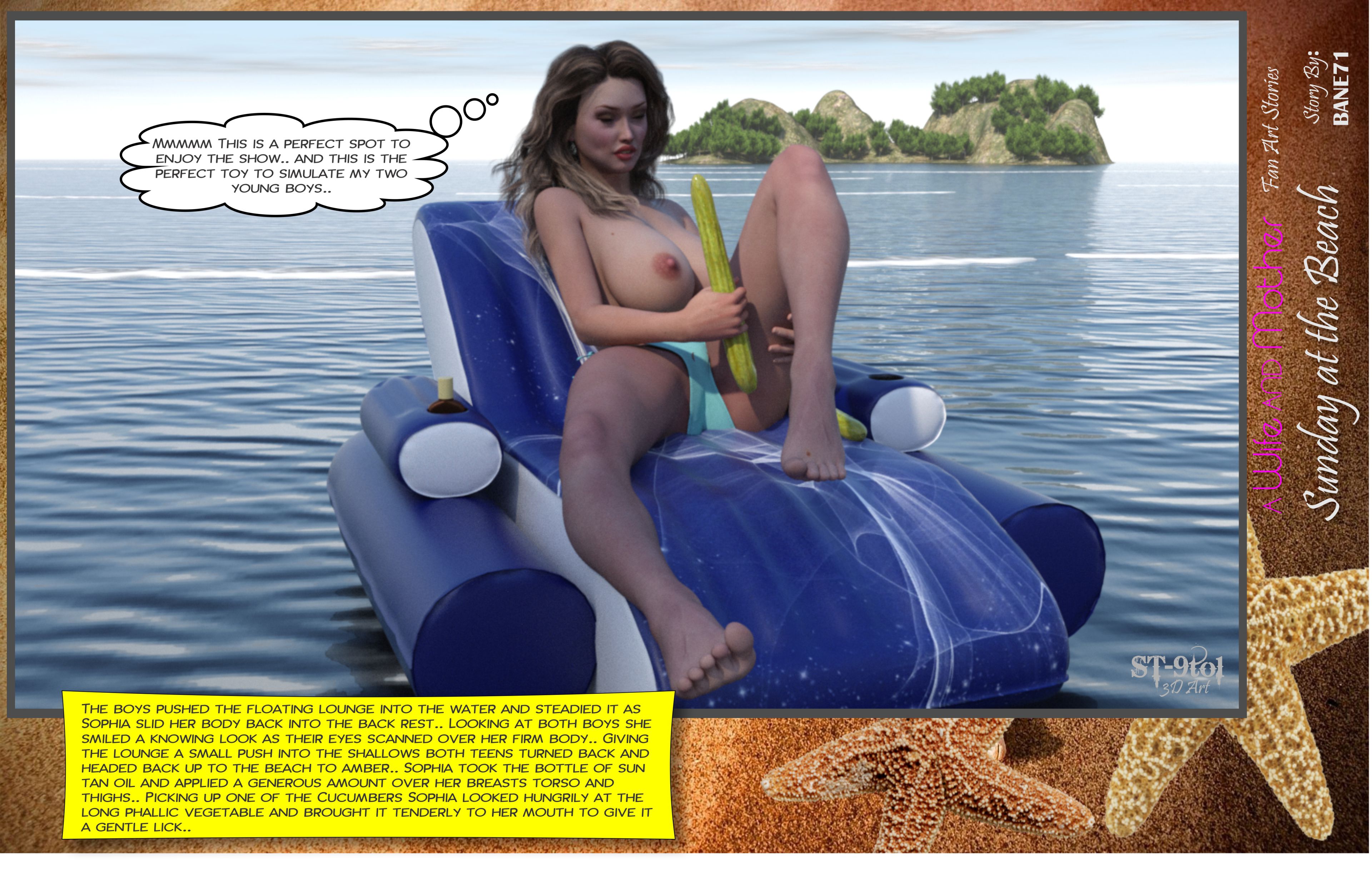 Fan Art Stories Sunday On The Beach – page 86
