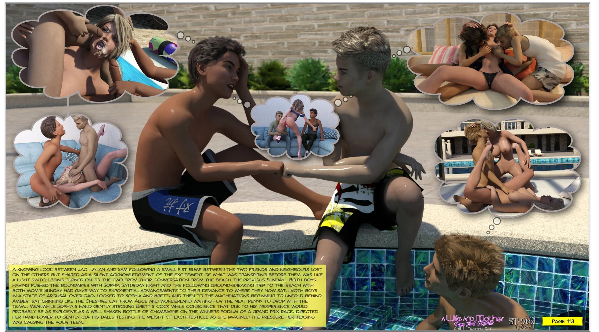 Fan Art Stories [ST-9Pol | ST9to1] 5.1 . Training Day - [ST-9Pol] – page 110