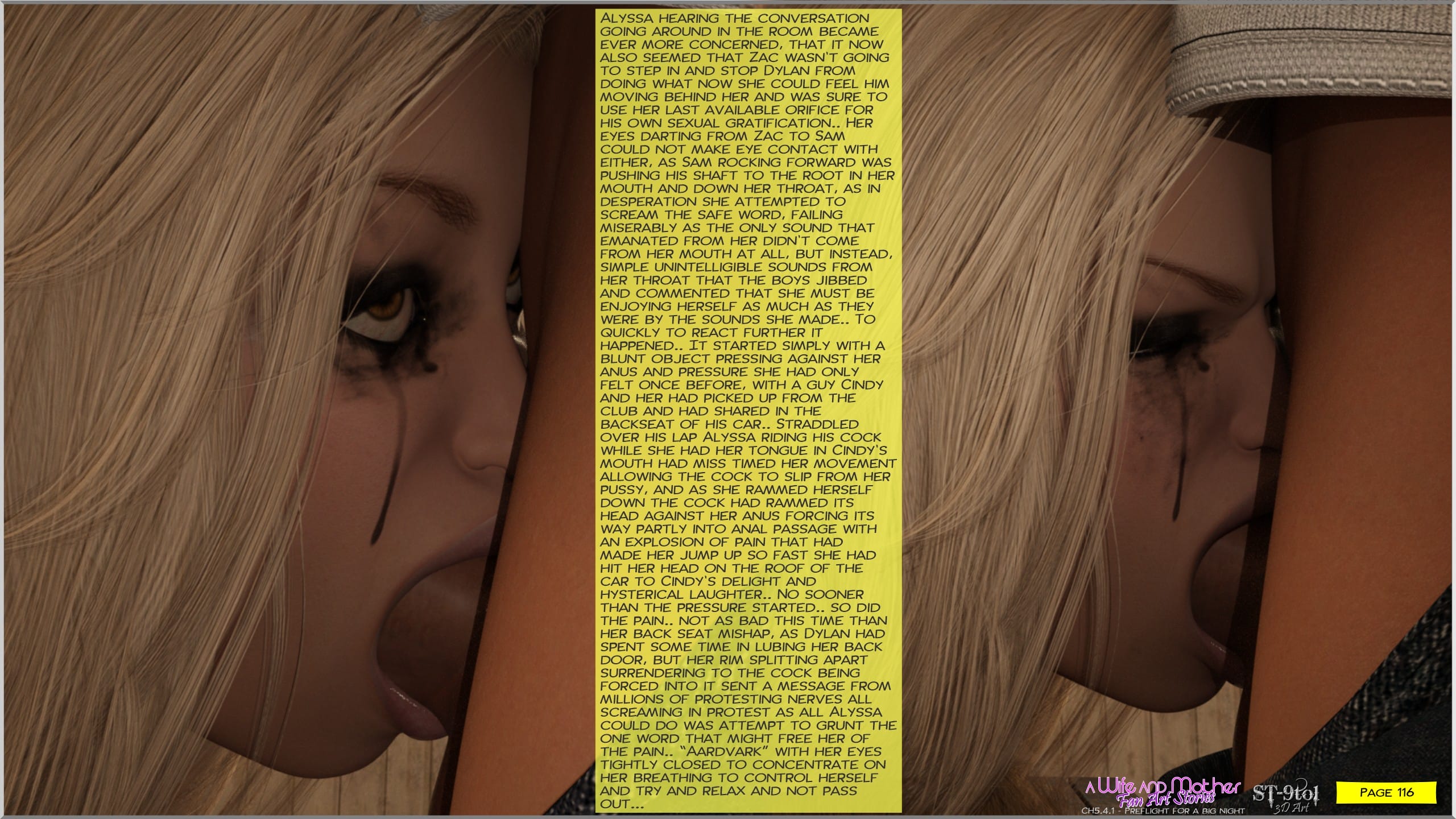 Fan Art Stories 5.4.1 . Preflight For A Big Night – page 116