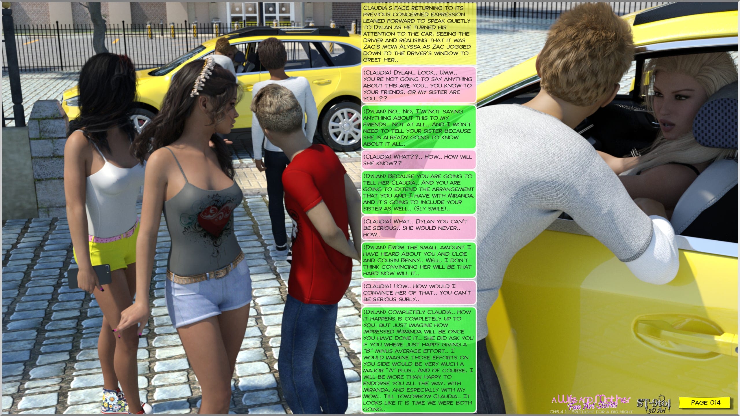 Fan Art Stories 5.4.1 . Preflight For A Big Night – page 14