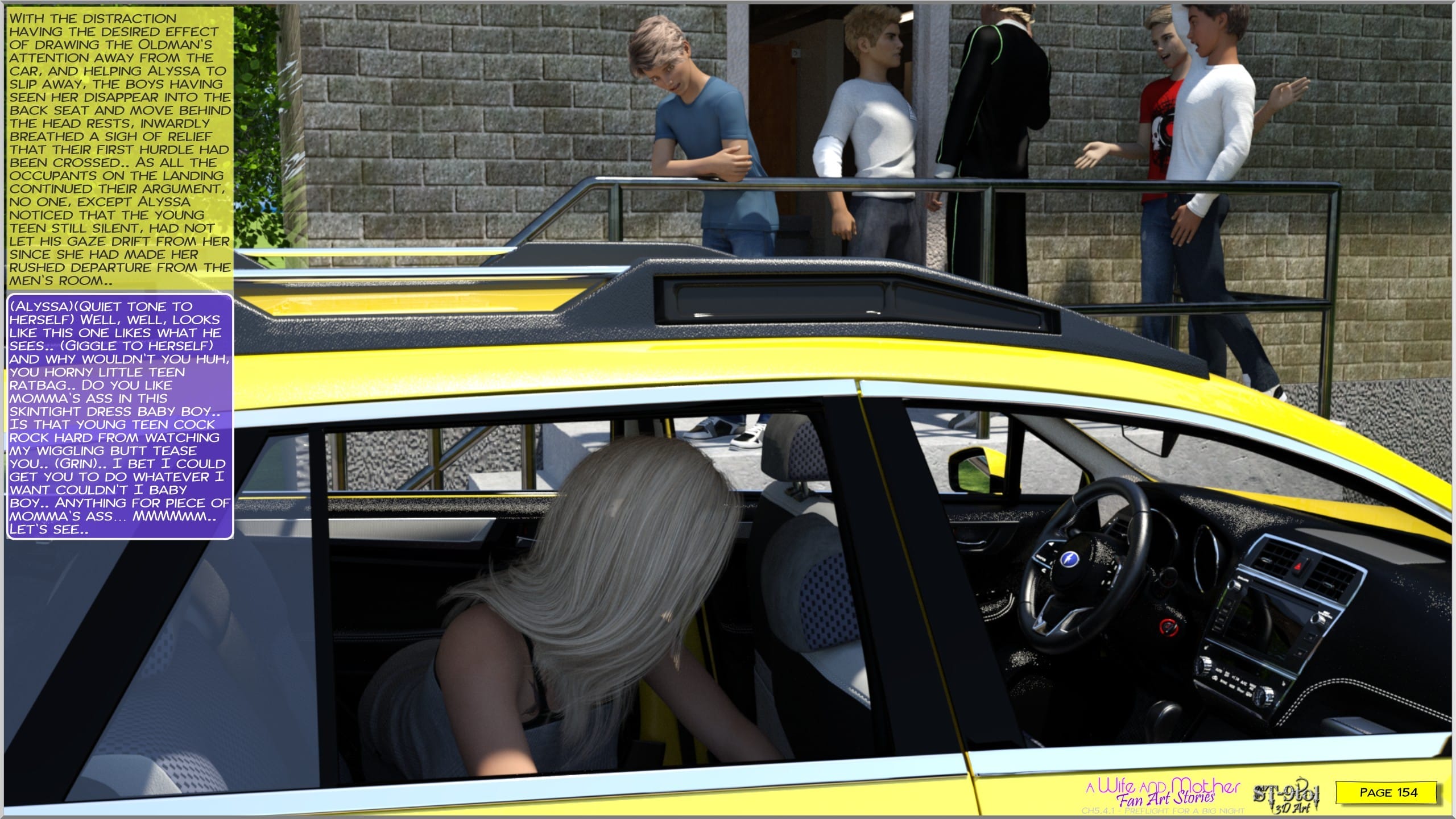 Fan Art Stories 5.4.1 . Preflight For A Big Night – page 154