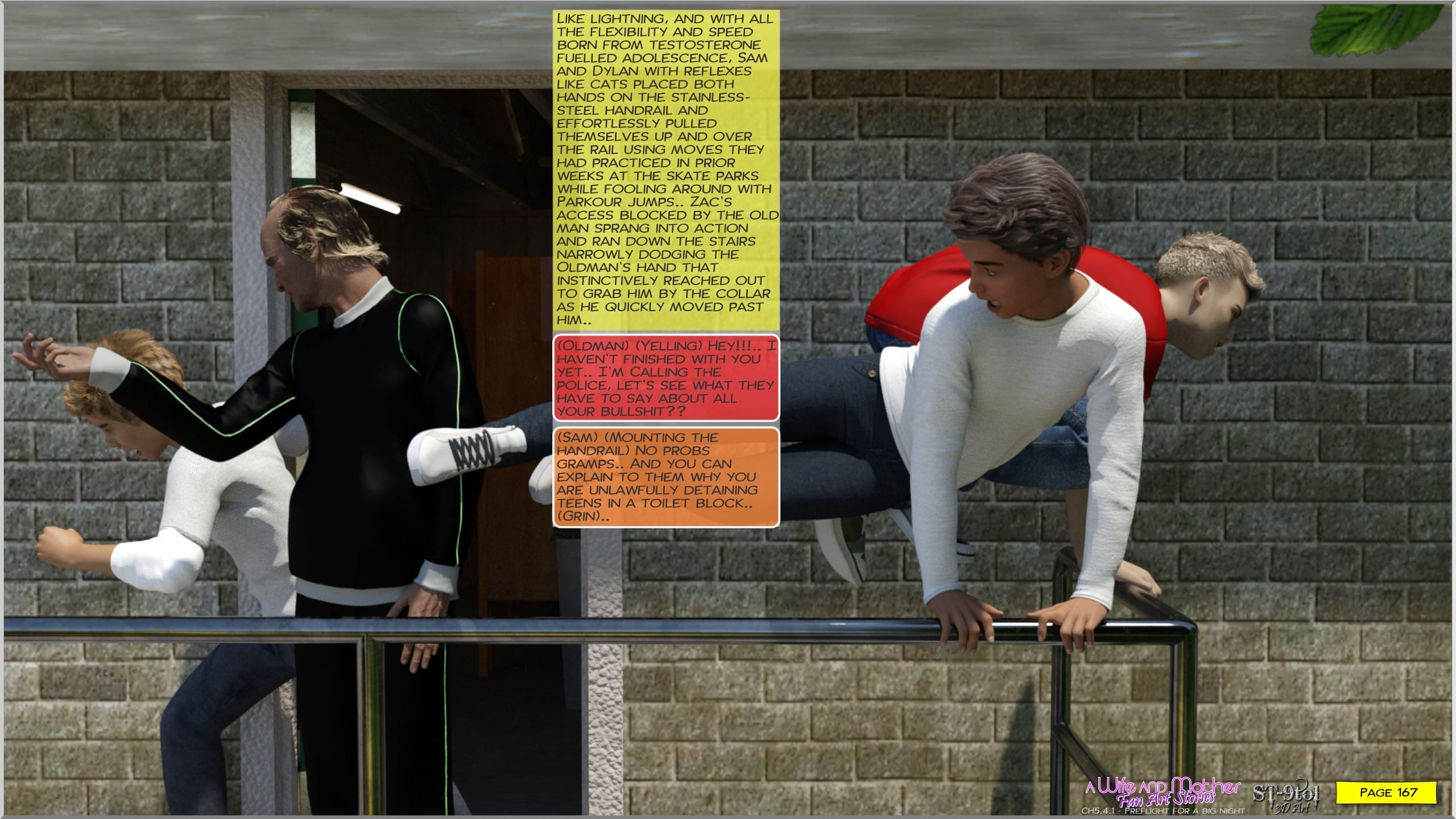 Fan Art Stories 5.4.1 . Preflight For A Big Night – page 167