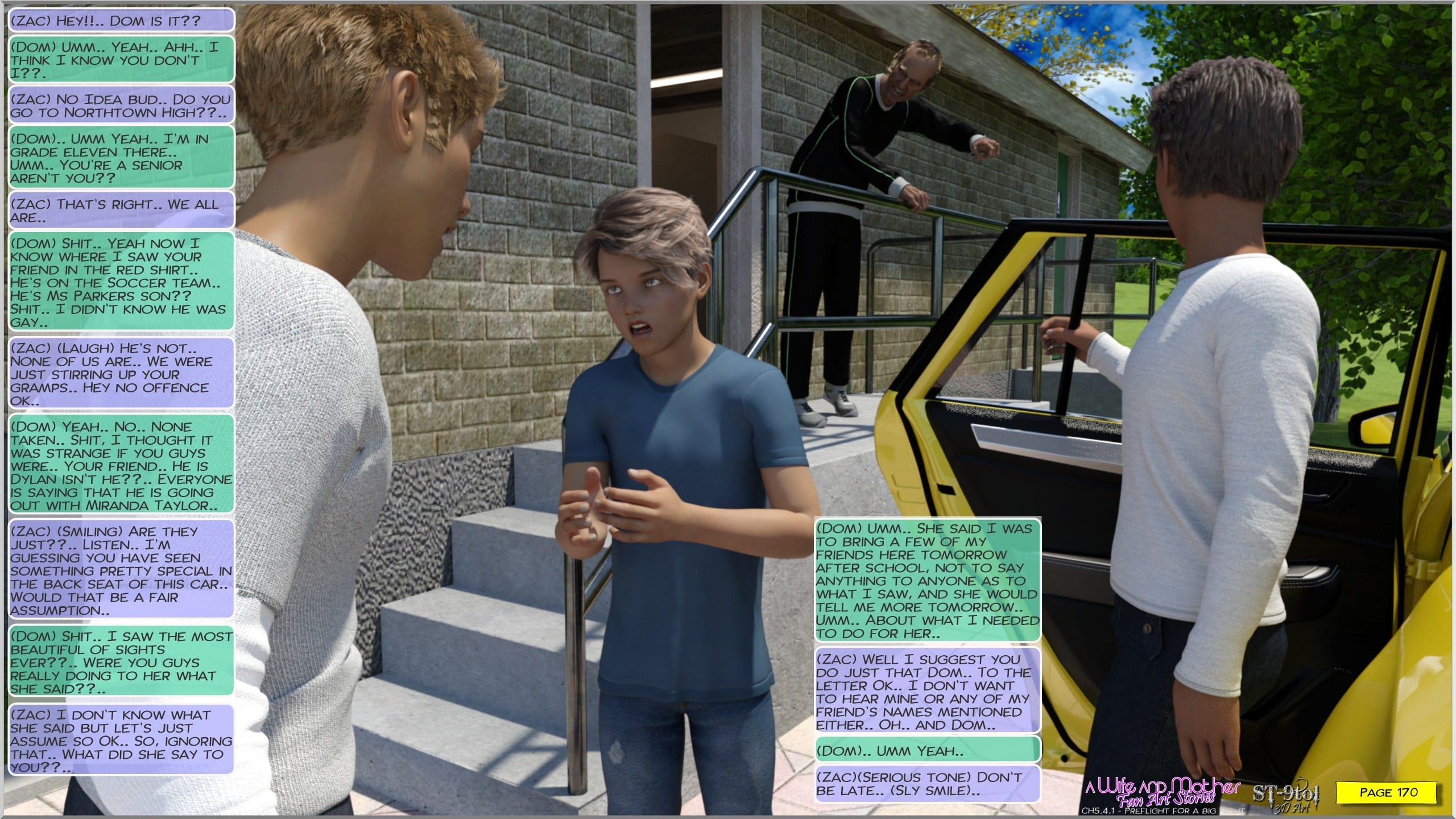 Fan Art Stories 5.4.1 . Preflight For A Big Night – page 170
