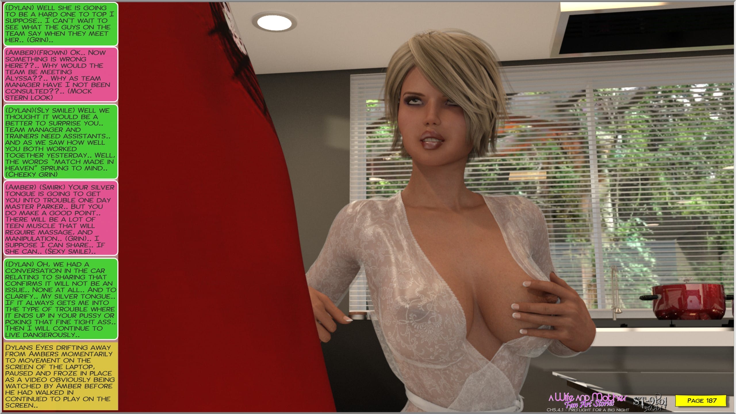 Fan Art Stories 5.4.1 . Preflight For A Big Night – page 187