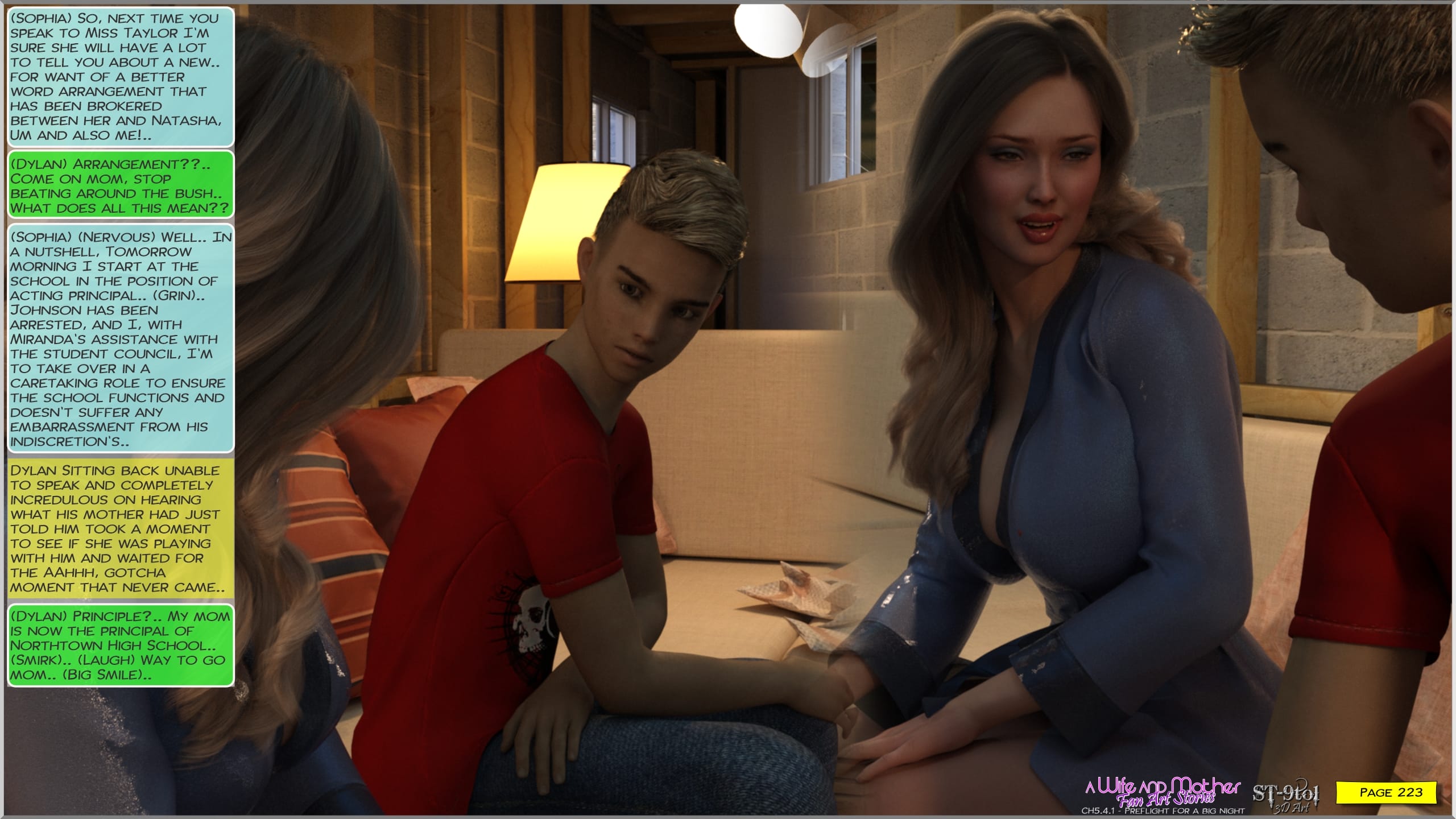 Fan Art Stories 5.4.1 . Preflight For A Big Night – page 223