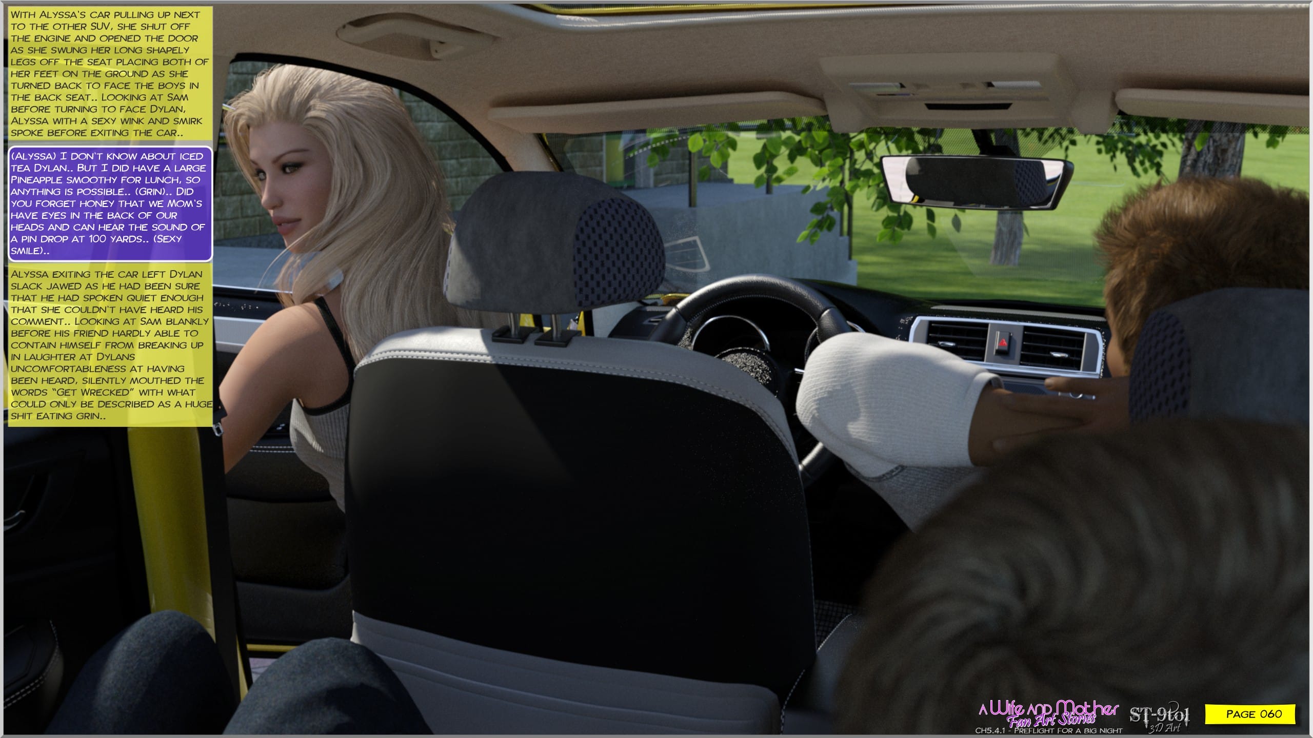 Fan Art Stories 5.4.1 . Preflight For A Big Night – page 60