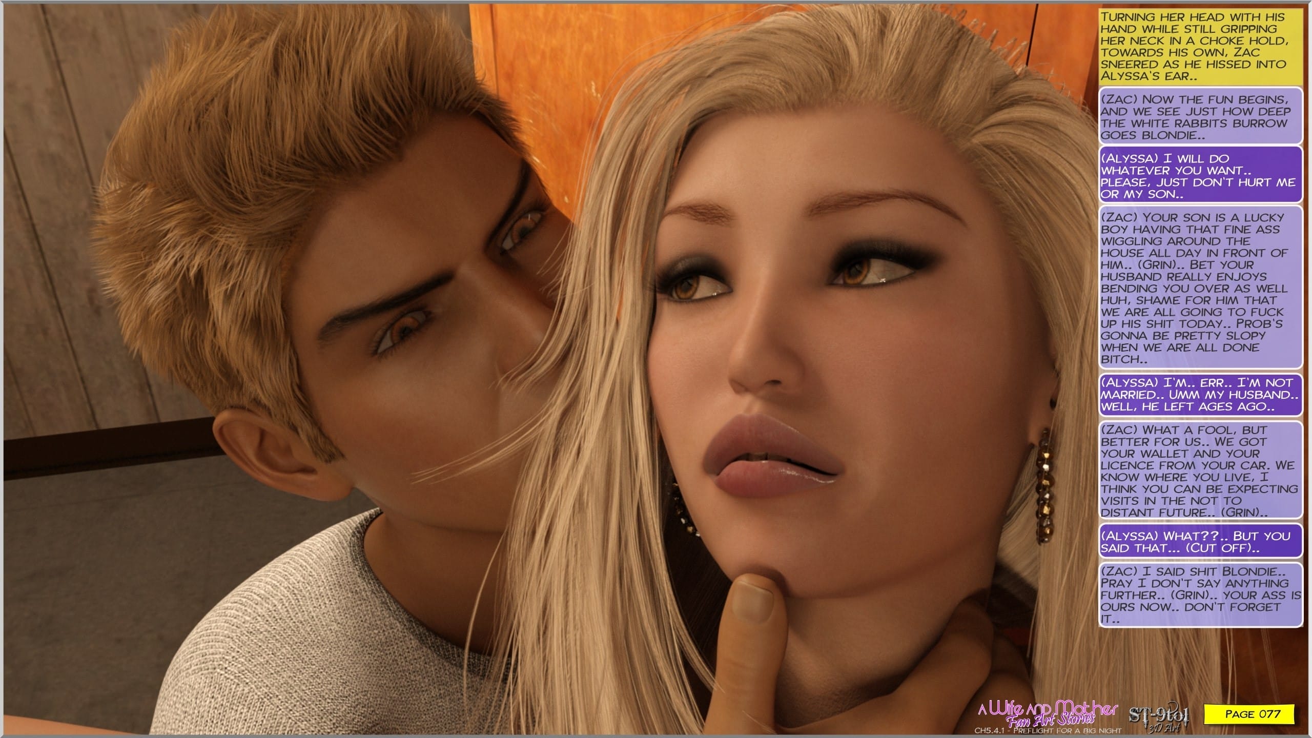 Fan Art Stories 5.4.1 . Preflight For A Big Night – page 77