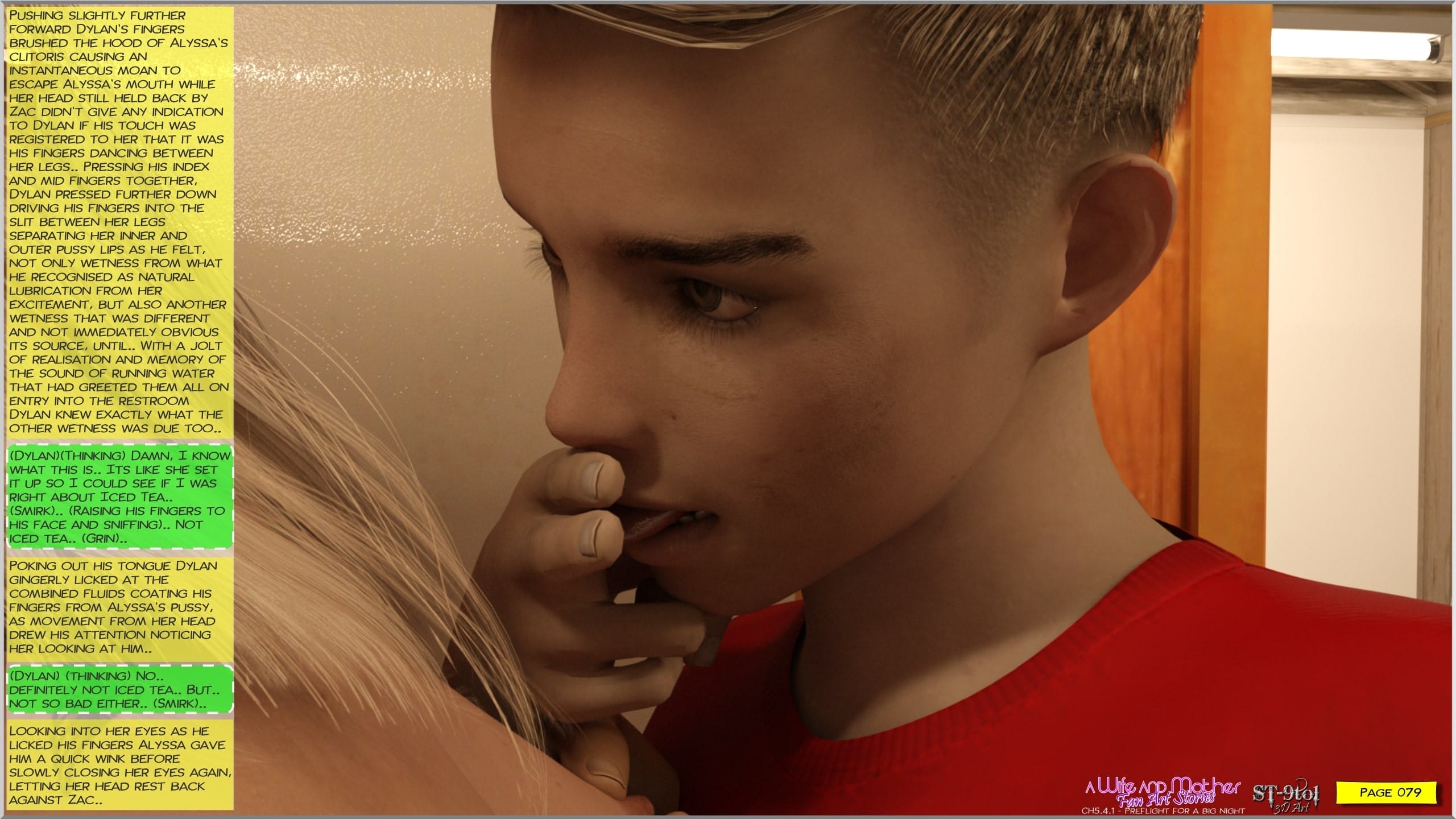 Fan Art Stories 5.4.1 . Preflight For A Big Night – page 79