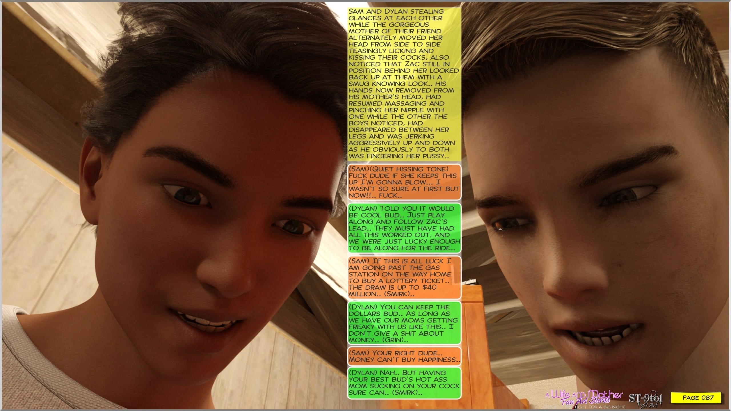 Fan Art Stories 5.4.1 . Preflight For A Big Night – page 87