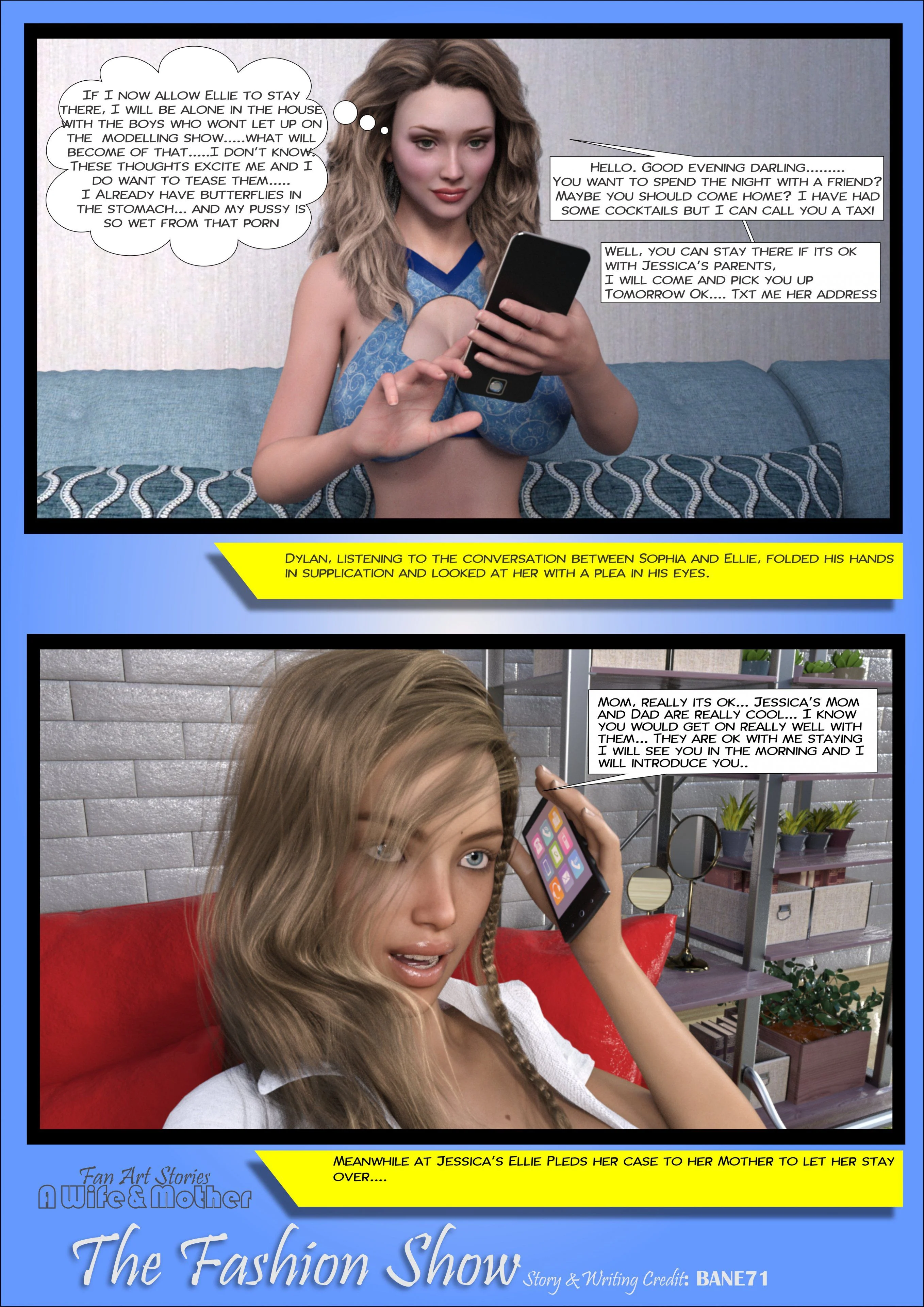 Fan Art Stories [ST-9Pol | ST9to1] 1 . The Fashion Show - [ST-9Pol] – page 7