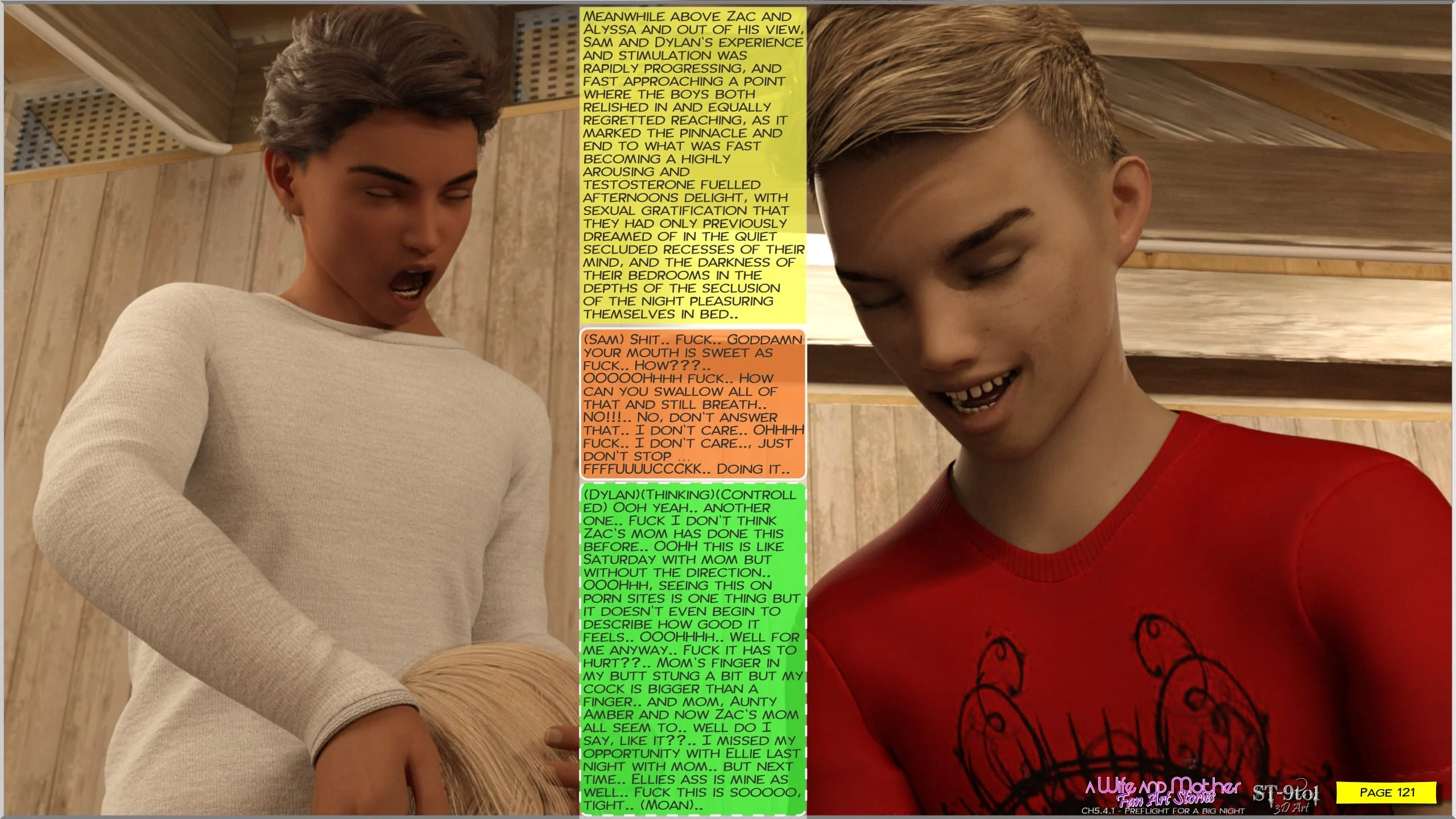 Fan Art Stories [ST-9Pol | ST9to1] 5.4.1 . Preflight For A Big Night - [ST-9Pol | ST9to1] – page 121