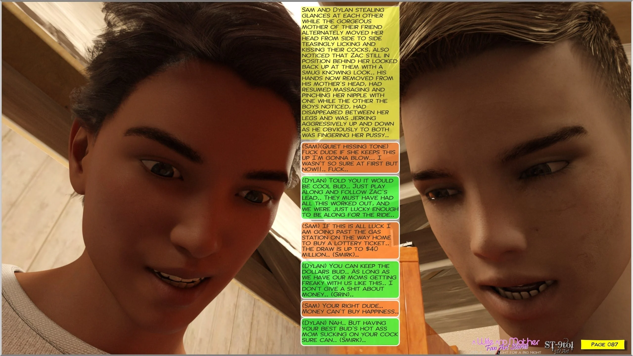 Fan Art Stories [ST-9Pol | ST9to1] 5.4.1 . Preflight For A Big Night - [ST-9Pol | ST9to1] – page 87