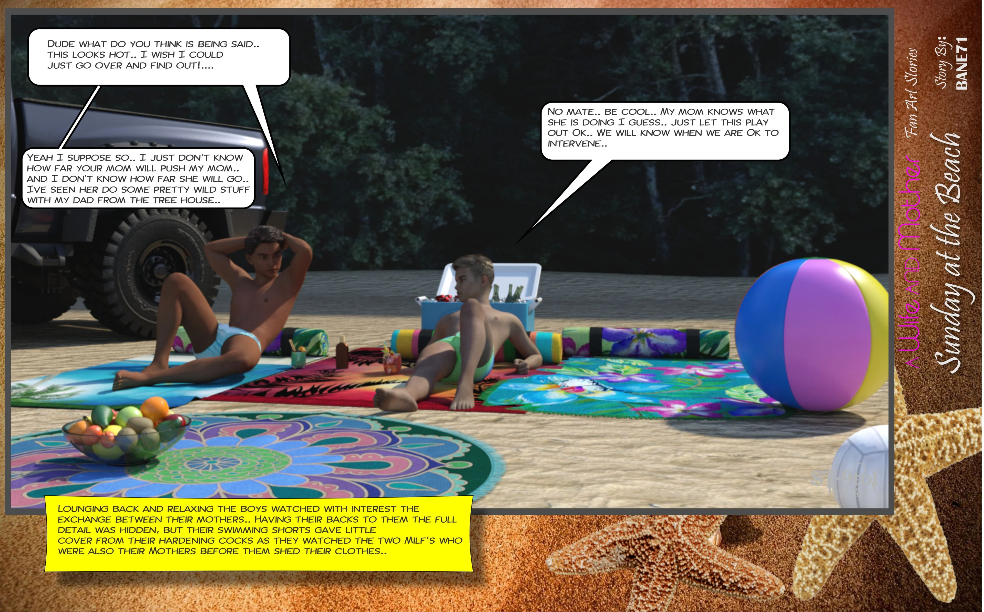 Fan Art Stories [ST-9Pol | ST9to1] 2 . Sunday On The Beach - [ST-9Pol] – page 42